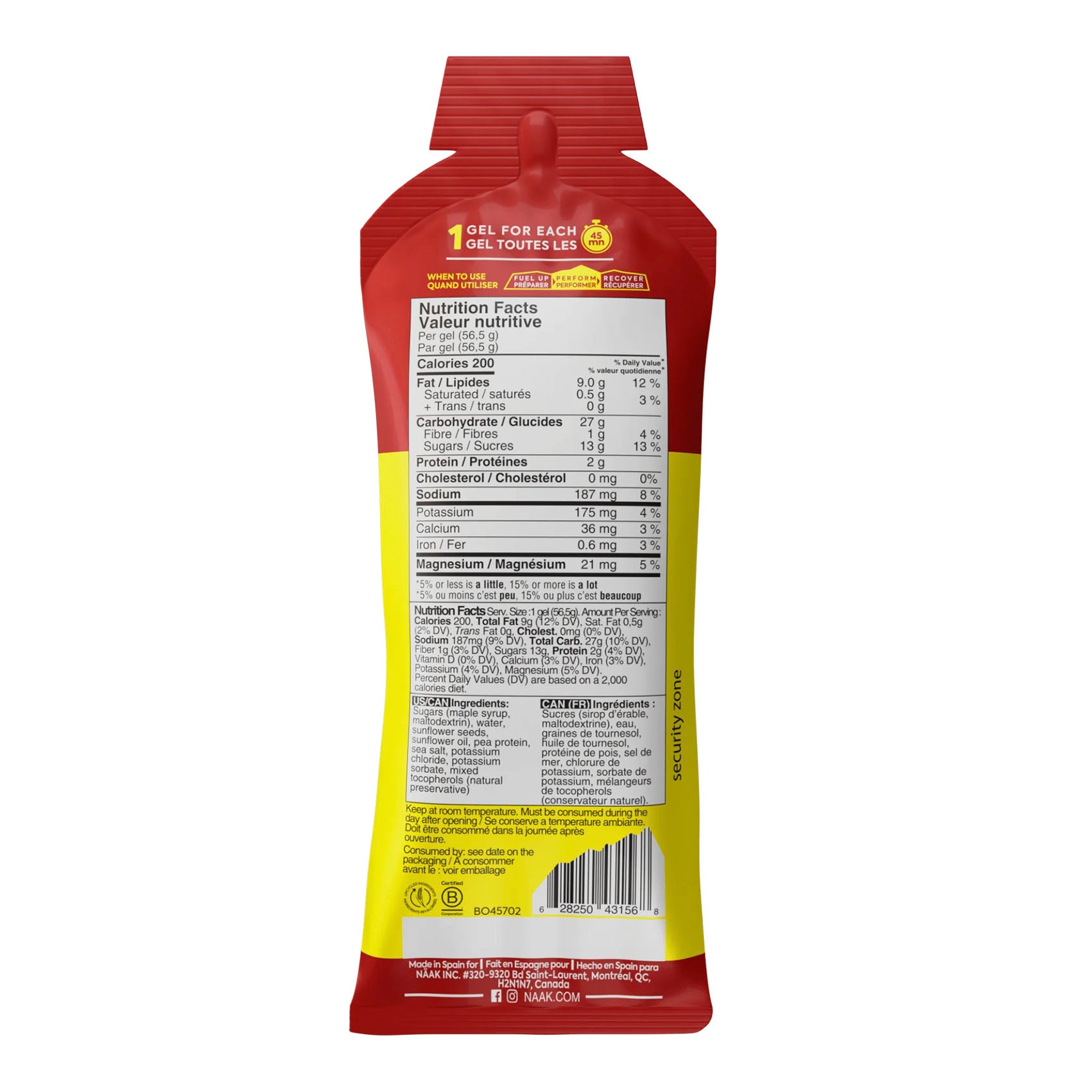 Naak Ultra Energy Gel