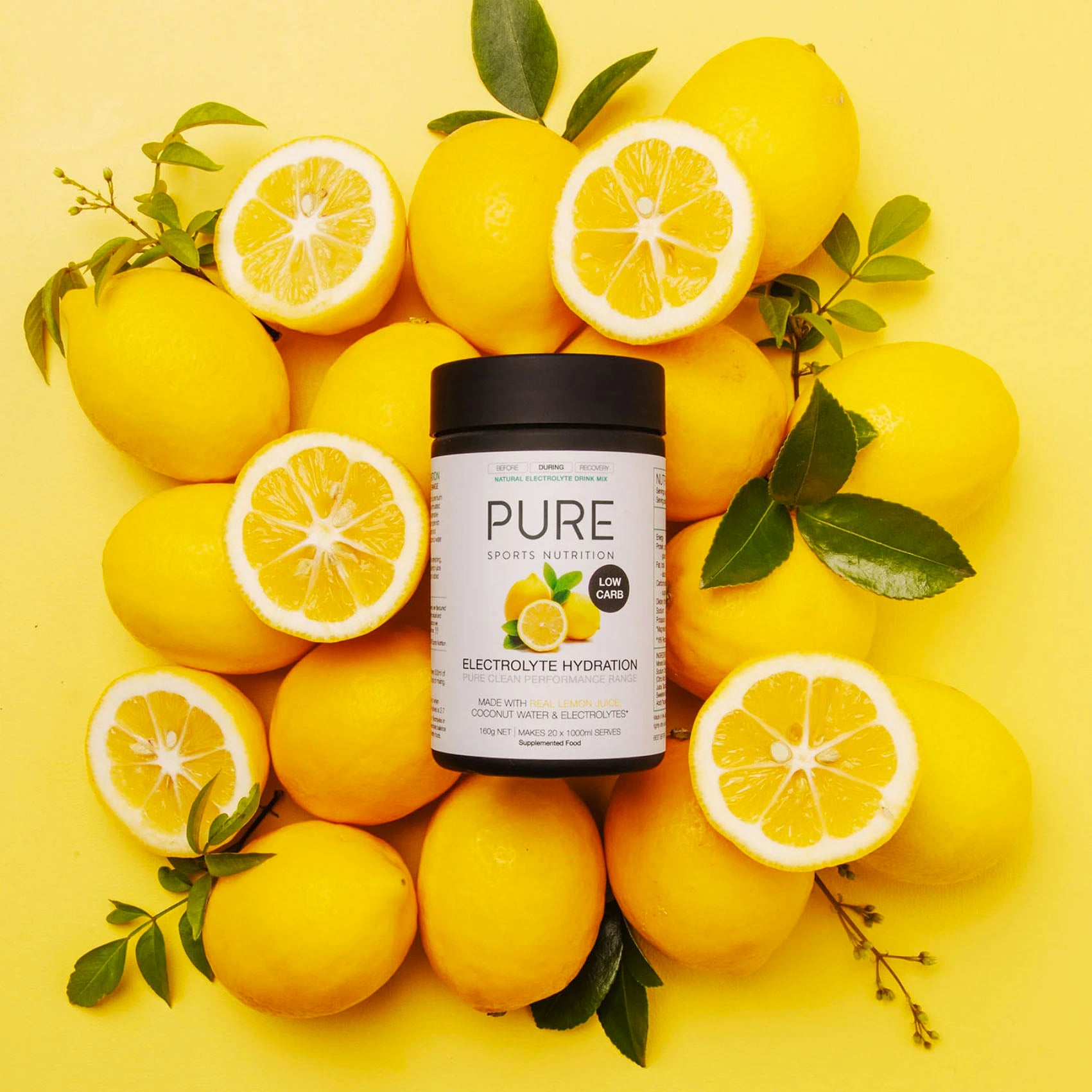 PURE Sports Nutrition Electrolyte Hydration Low Carb