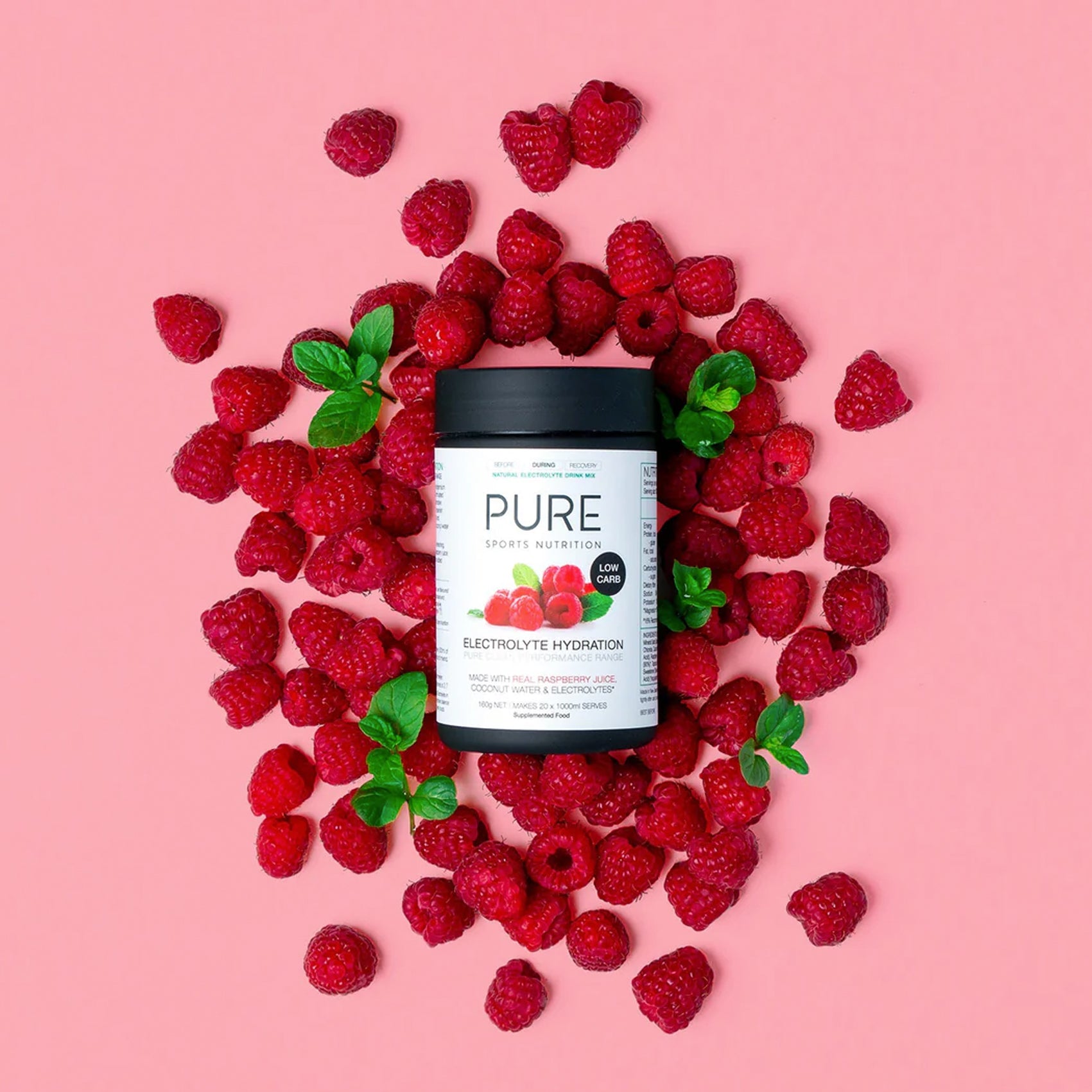 PURE Sports Nutrition Electrolyte Hydration Low Carb