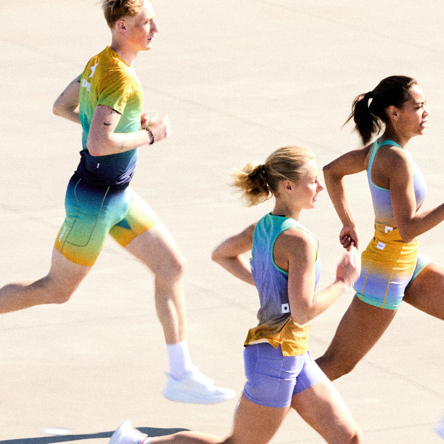 Womens Saysky Drip Dye Flow Singlet