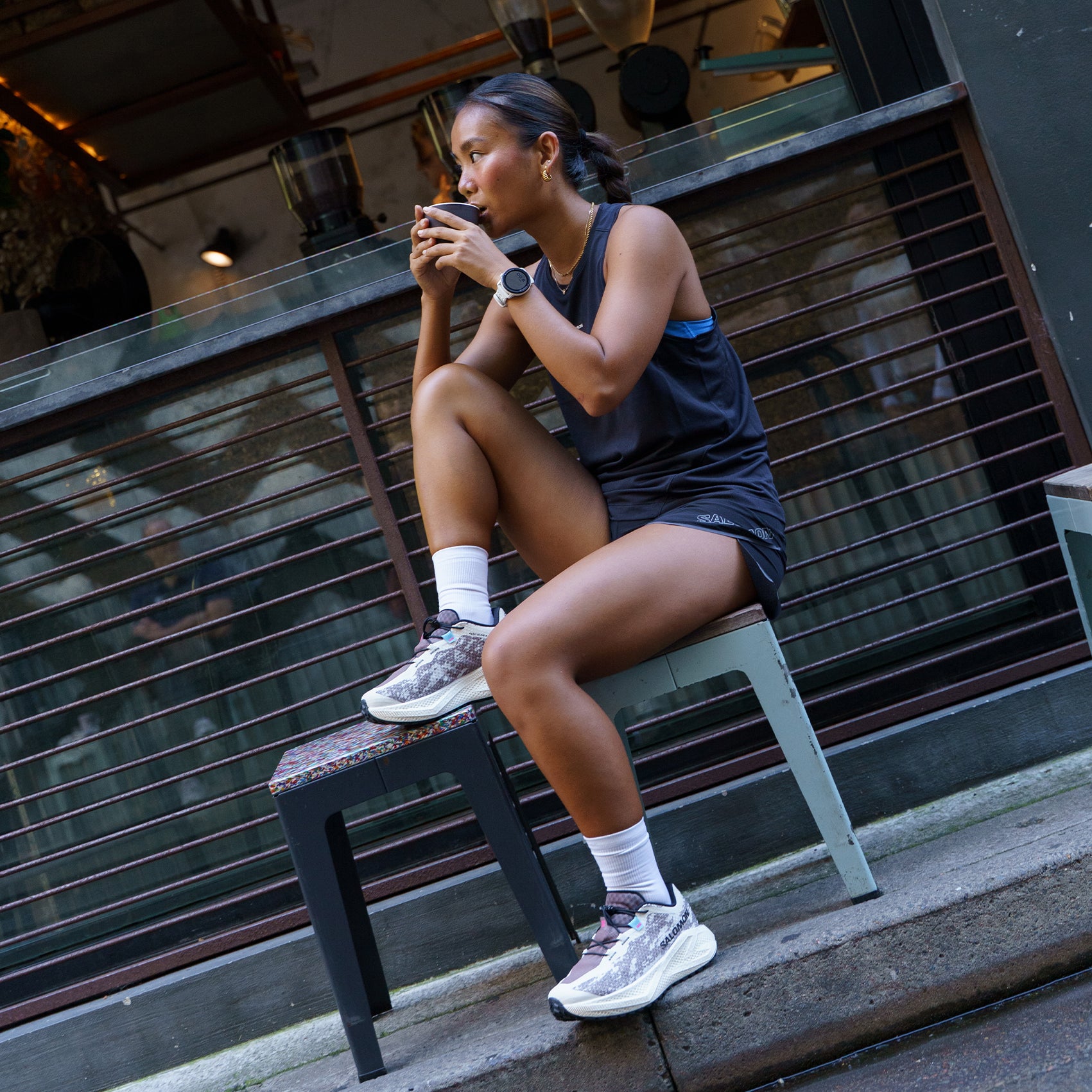 Womens Salomon Aero Glide 4 GRVL