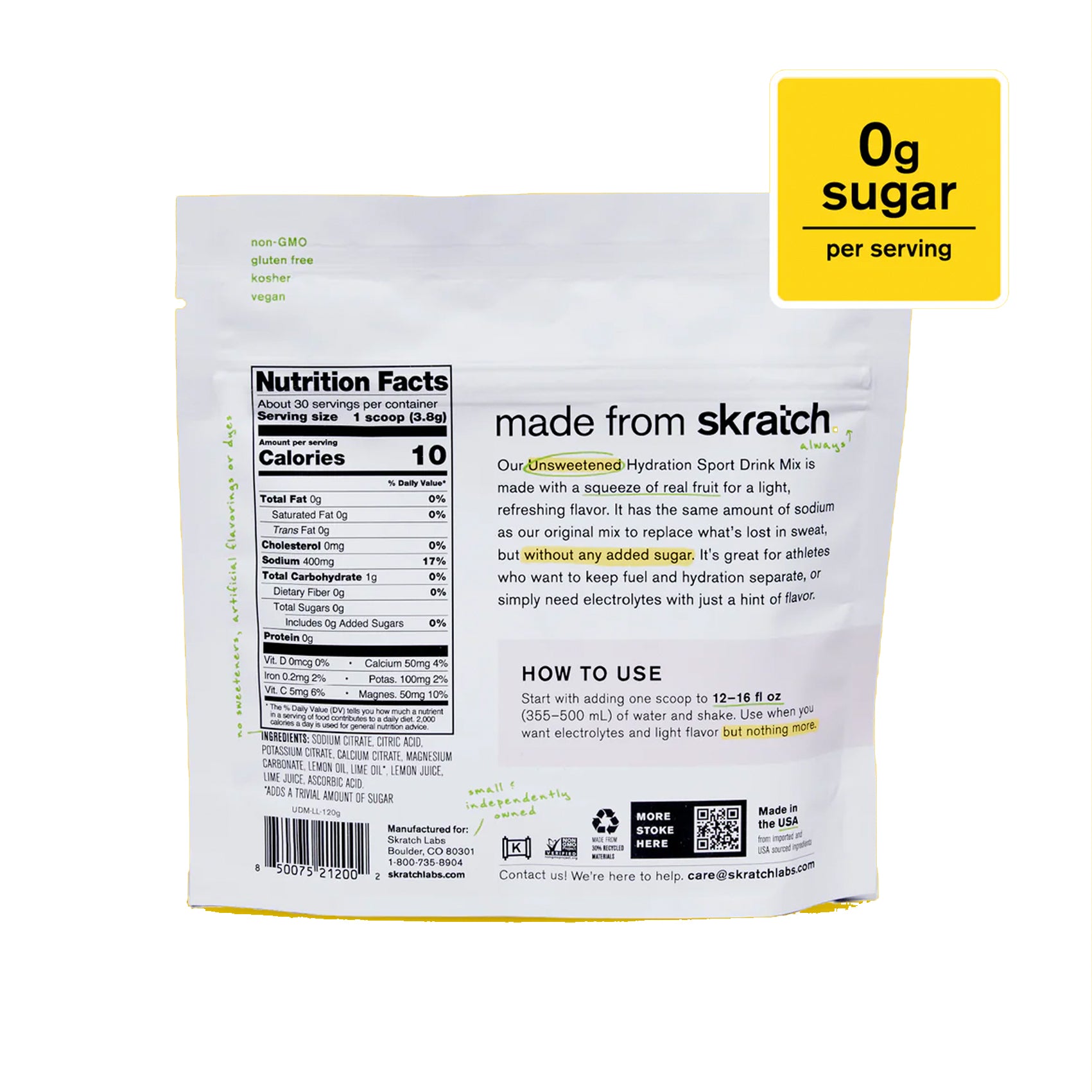 Skratch Labs Sport Hydration Drink Mix