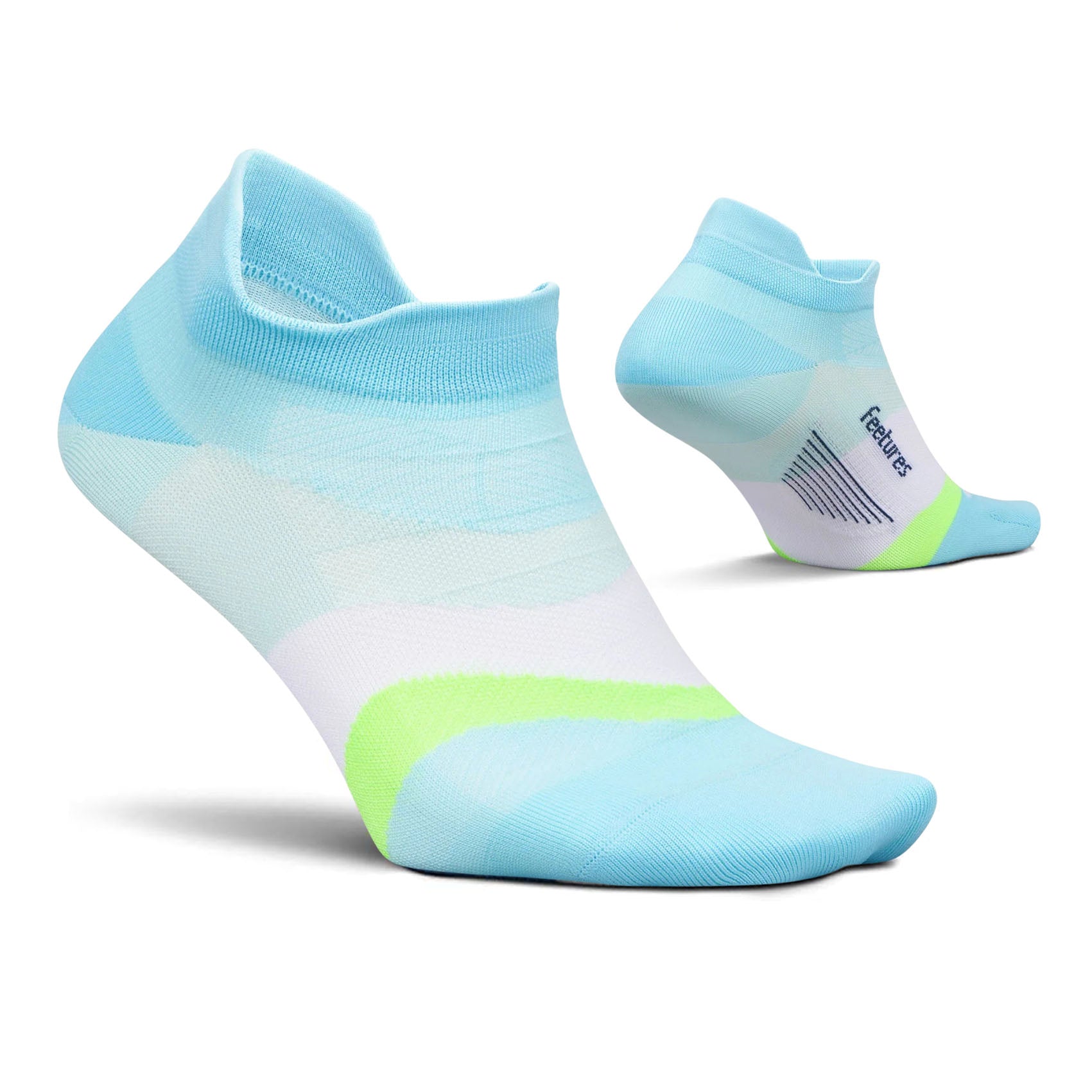 Unisex Feetures Elite Ultra Light Cushion No-Show Tab Socks