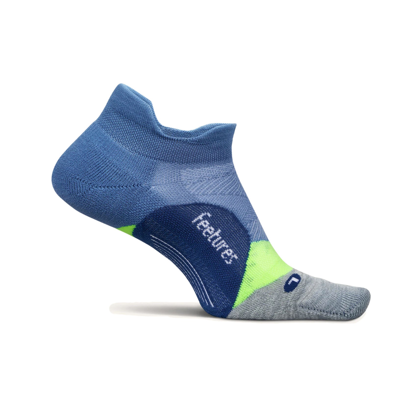Unisex Feetures Light Cushion No Show Tab Socks