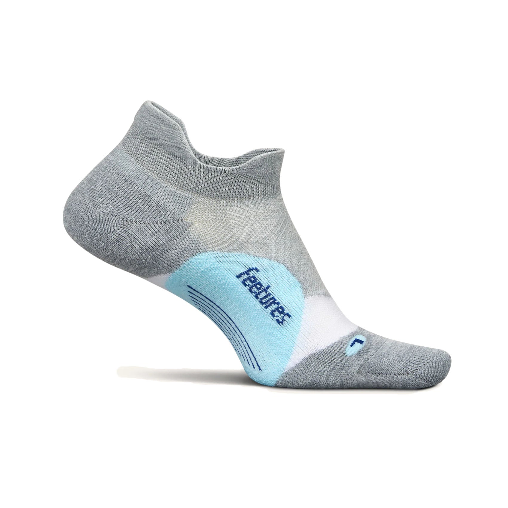 Unisex Feetures Light Cushion No Show Tab Socks