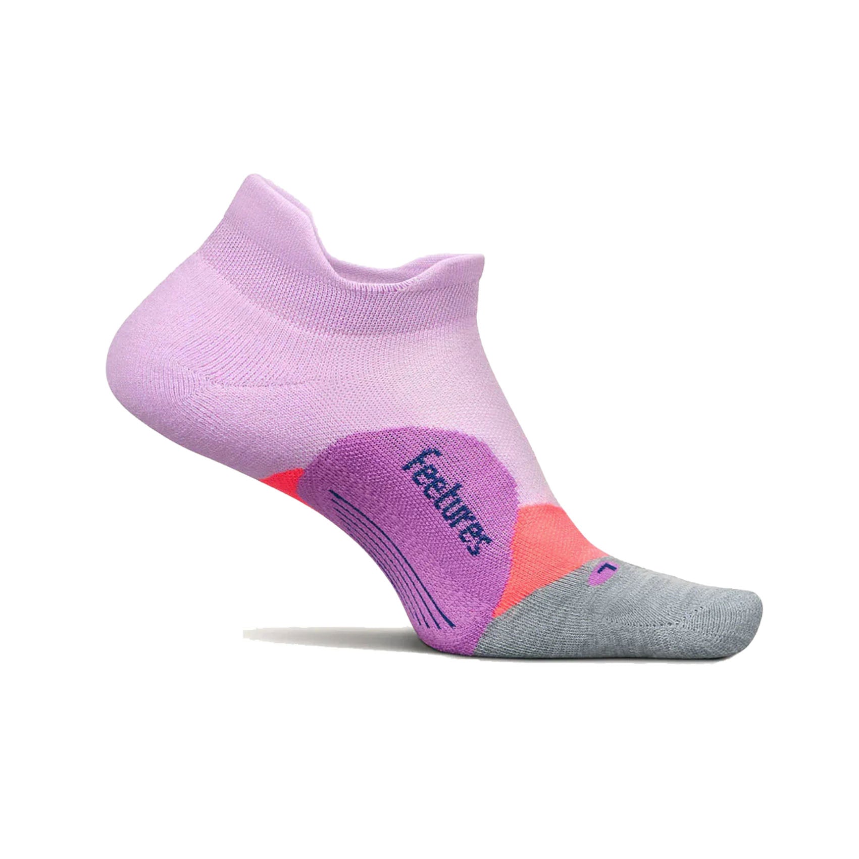 Unisex Feetures Light Cushion No Show Tab Socks