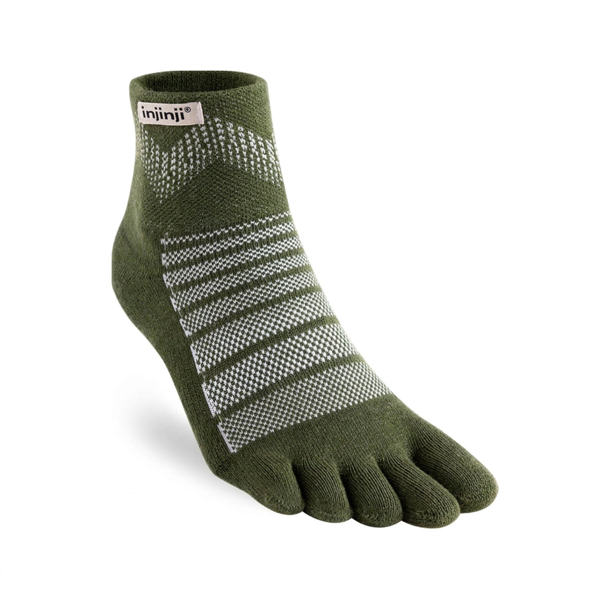 Unisex Injinji Outdoor Midweight Mini-Crew Wool Socks