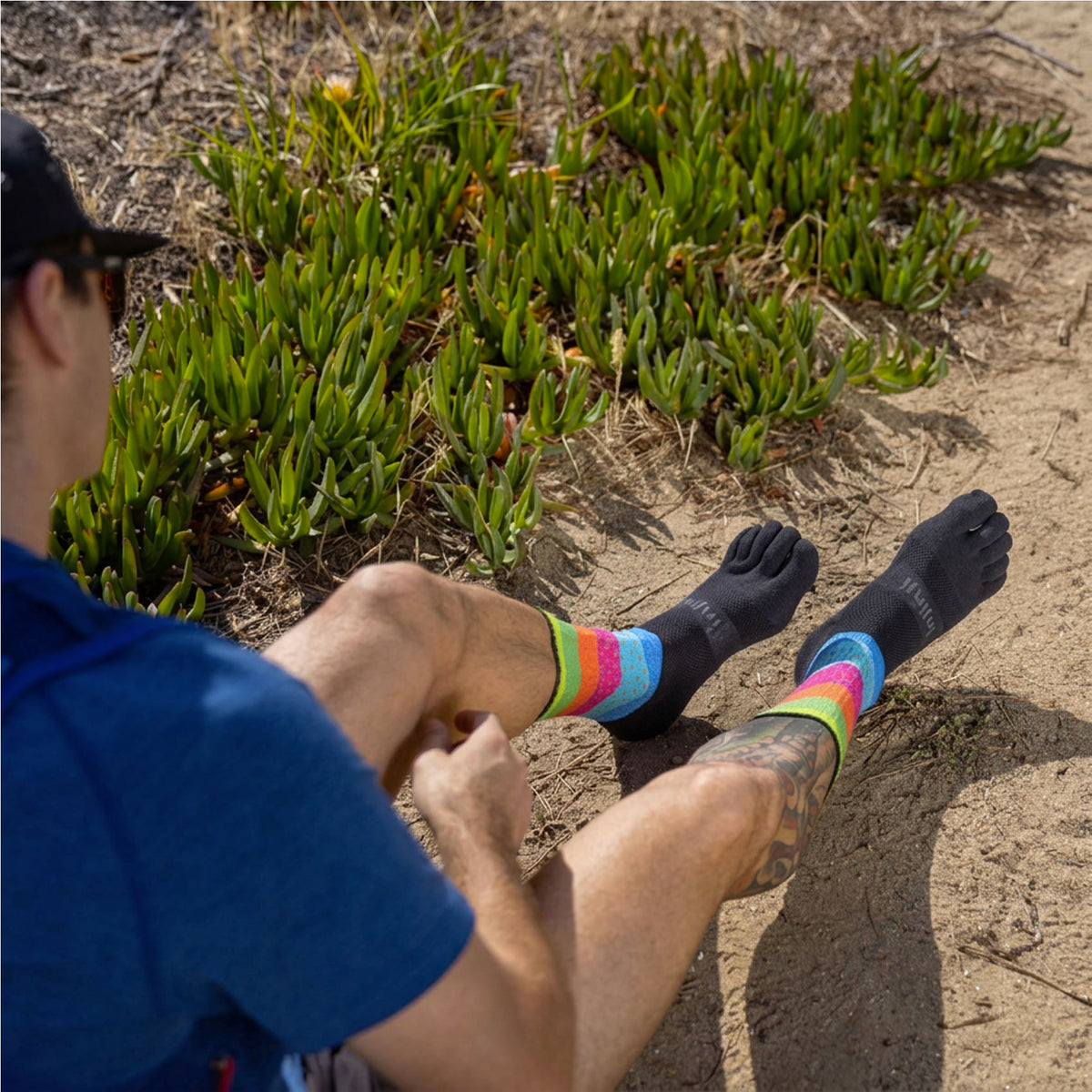 Unisex Injinji SPECTRUM TRAIL Midweight Crew Socks