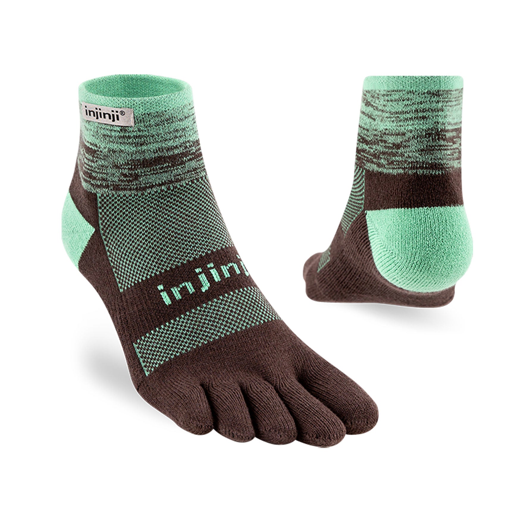 Unisex Injinji Trail Midweight Mini-Crew Socks