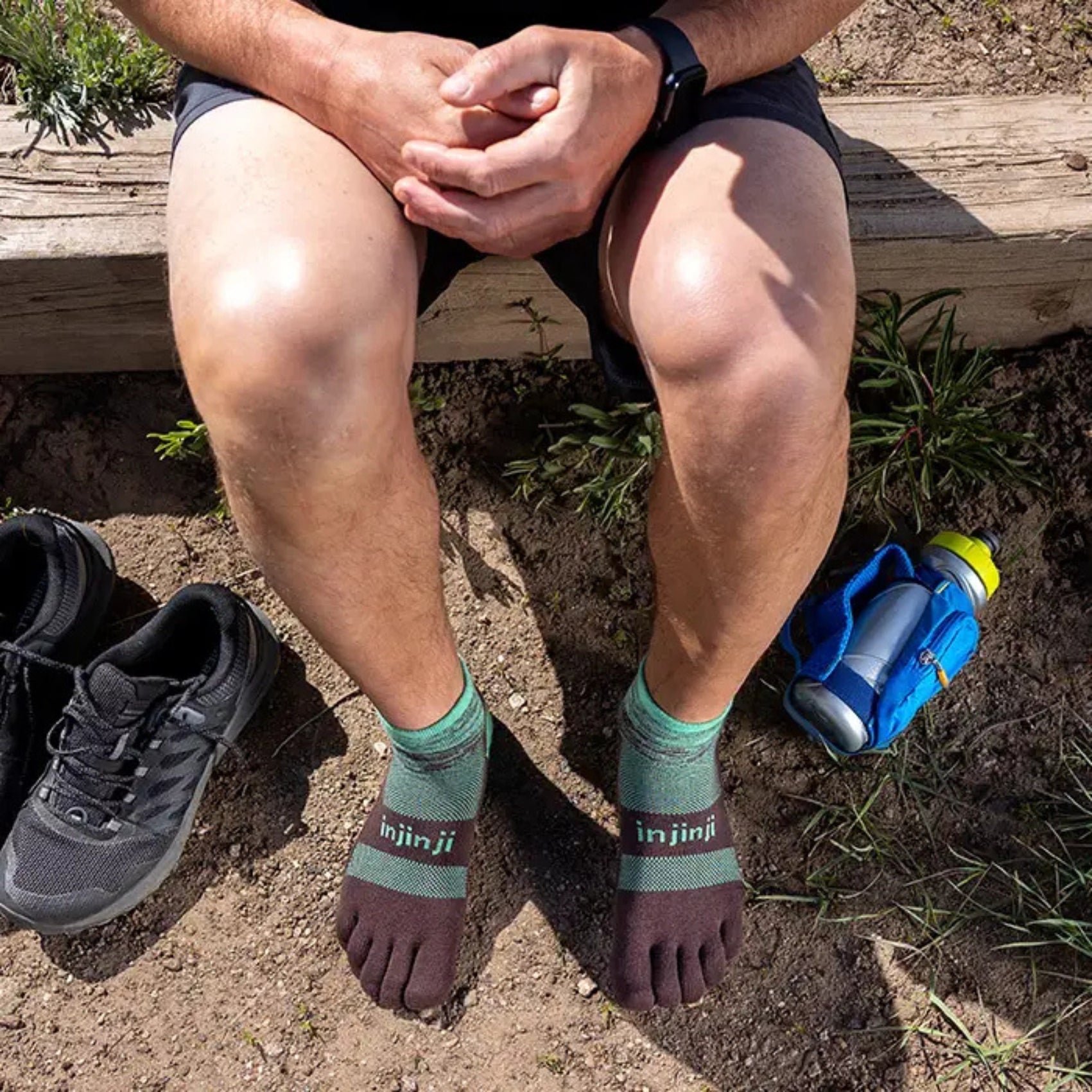 Unisex Injinji Trail Midweight Mini-Crew Socks