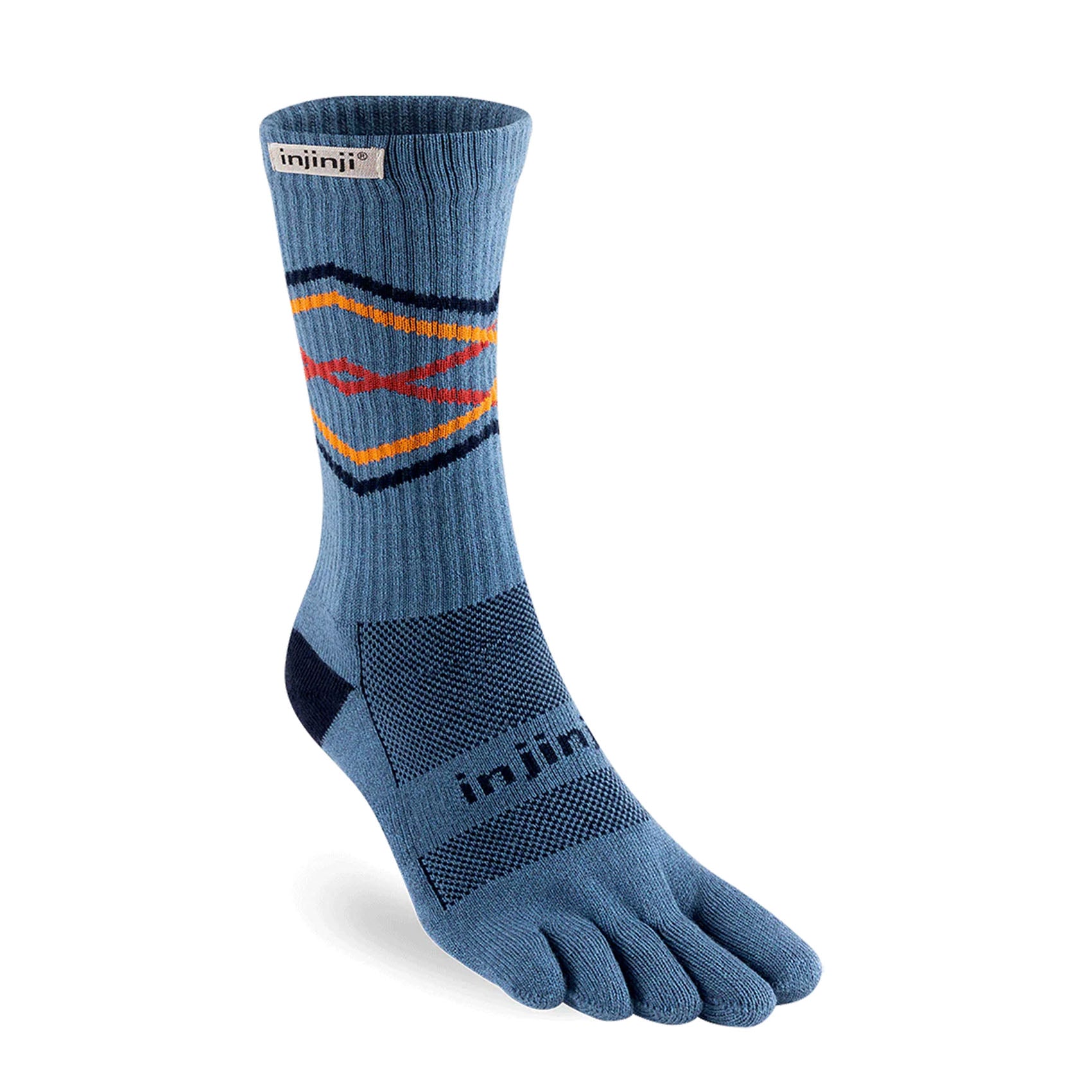 Unisex Injinji Trail Midweight Crew Toe Socks