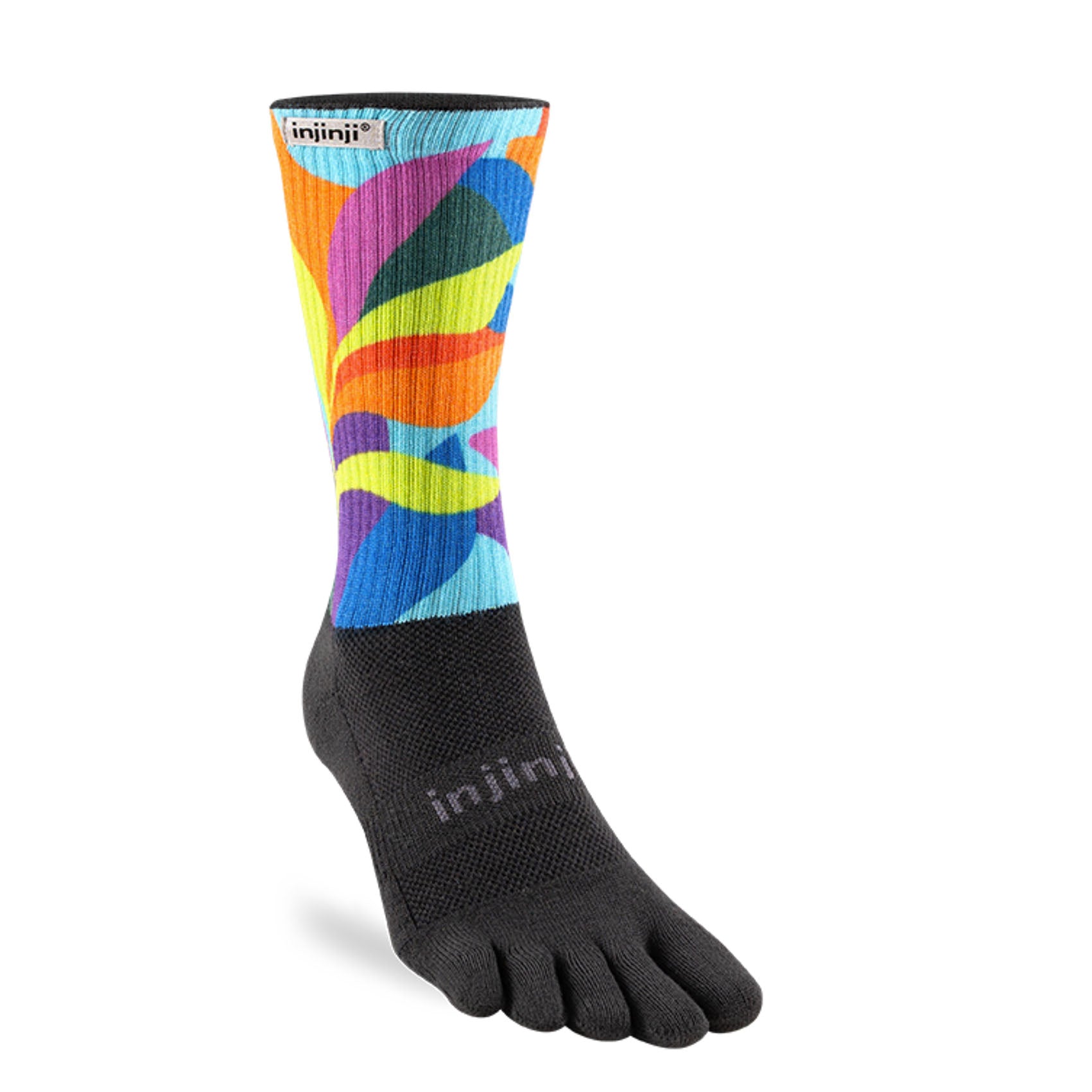 Unisex Injinji Trail Spectrum Midweight Crew Socks
