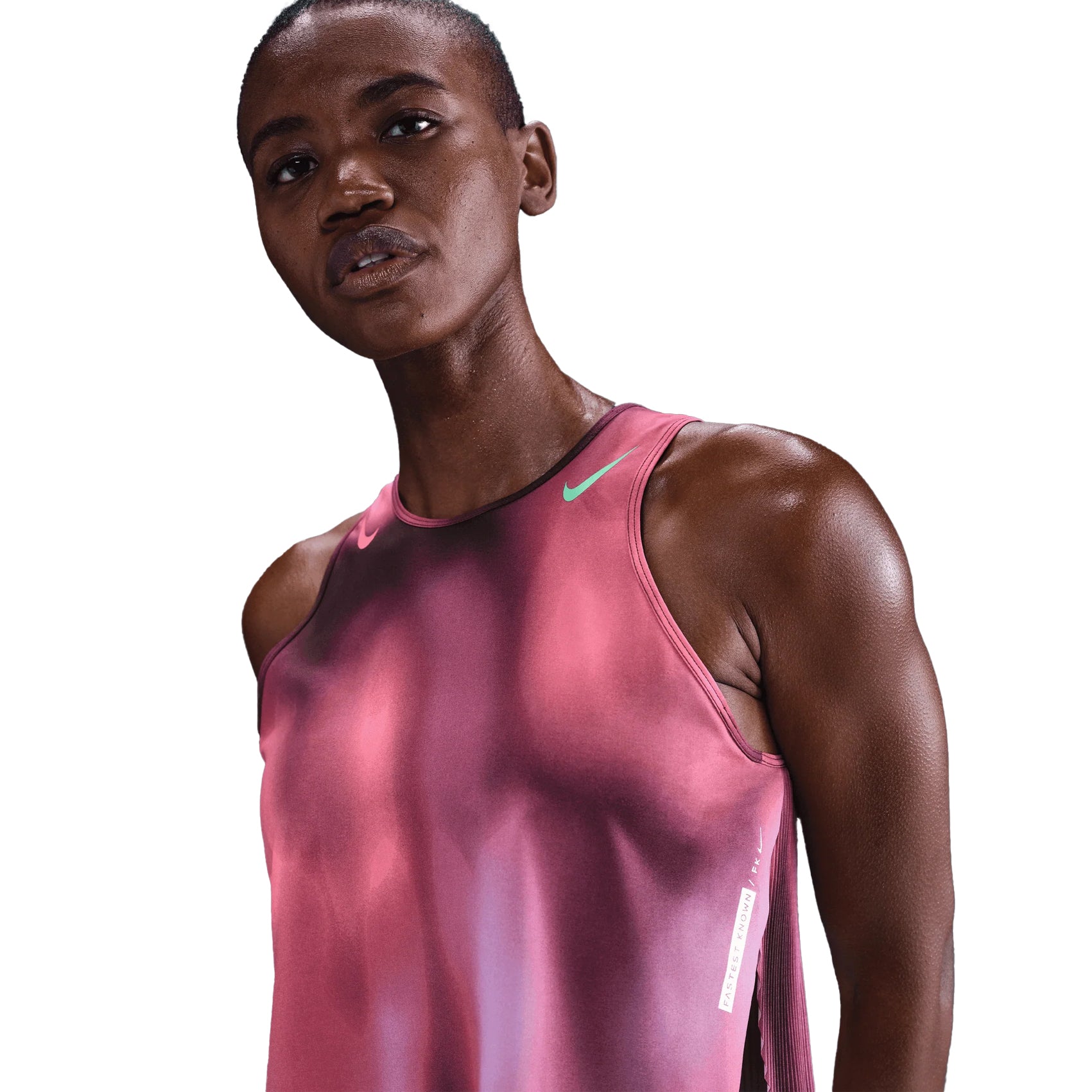 Womens Nike Dri-FIT ADV Cropped Running Tank Top FK