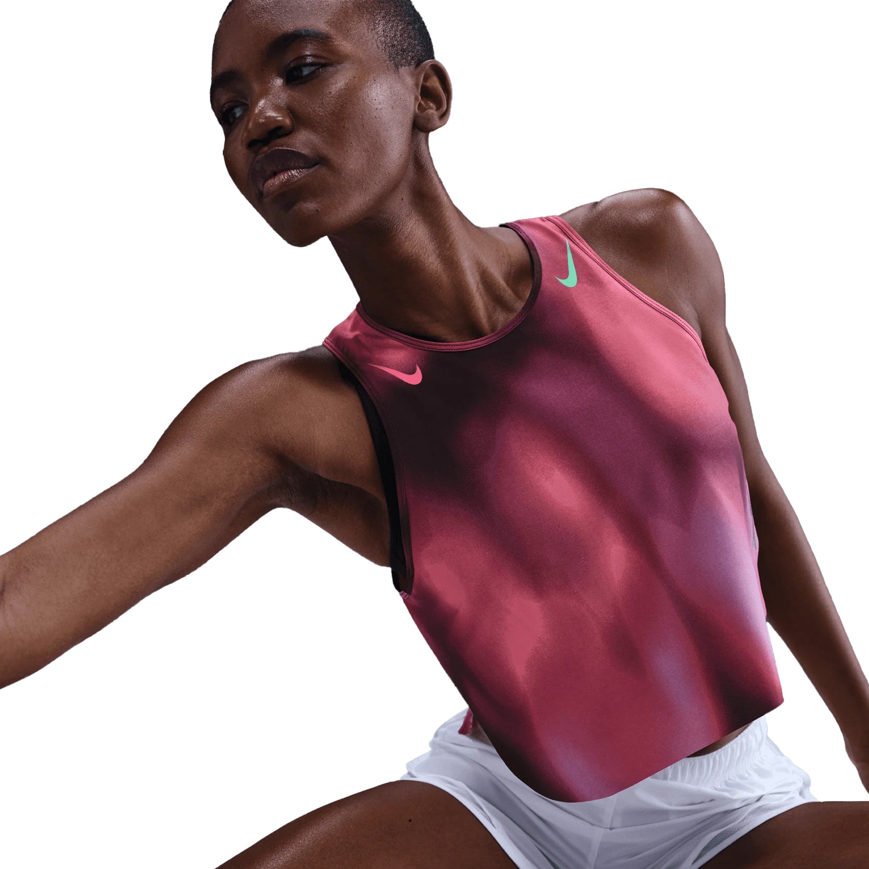 Womens Nike Dri-FIT ADV Cropped Running Tank Top FK