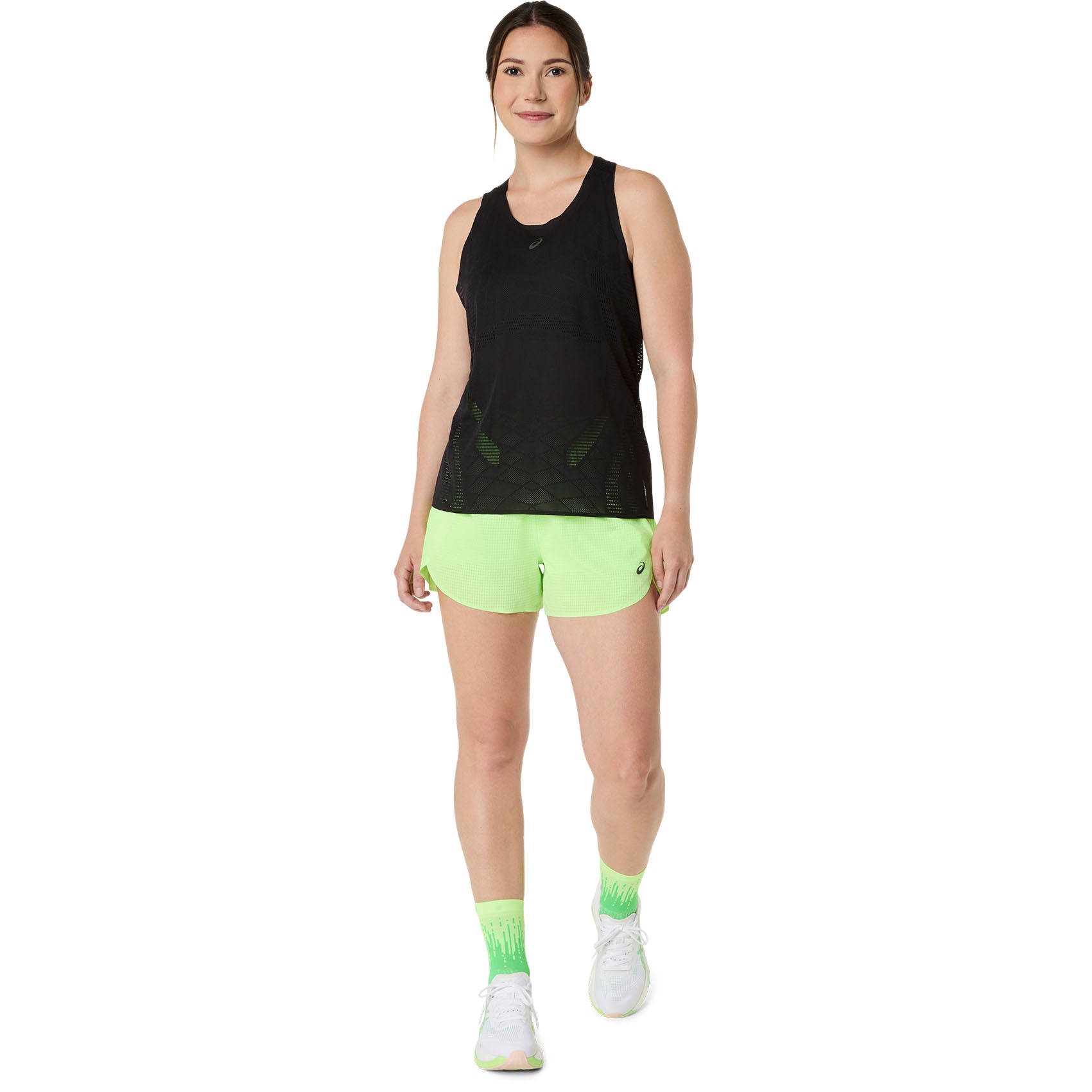 Womens ASICS Metarun Split Shorts