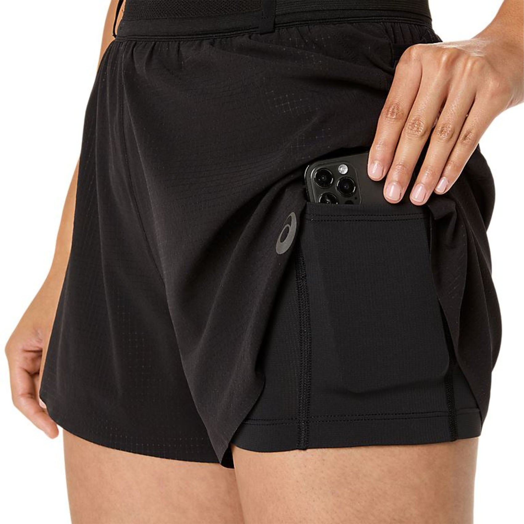 Womens ASICS Metarun Split Shorts