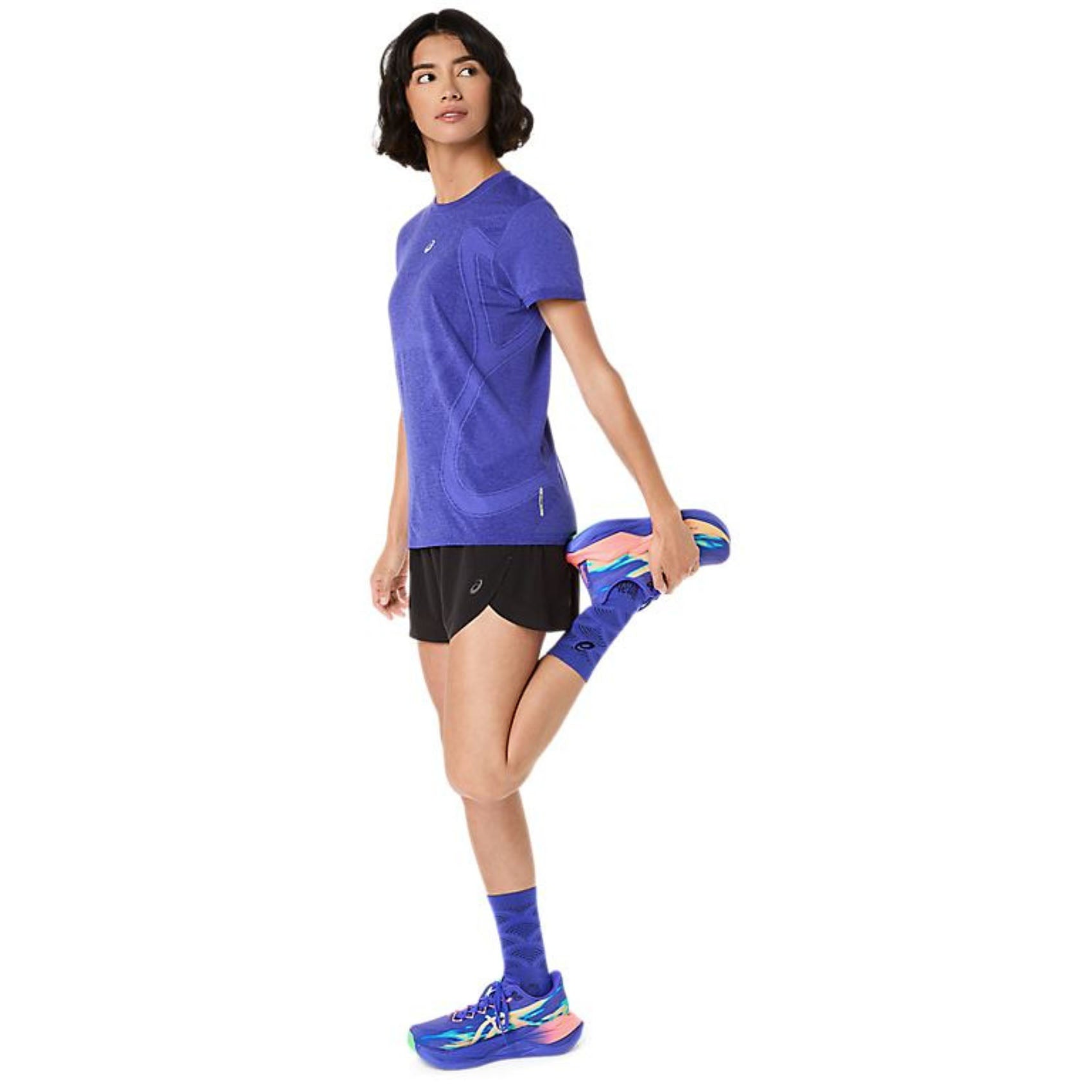 Womens ASICS Metarun Split Shorts