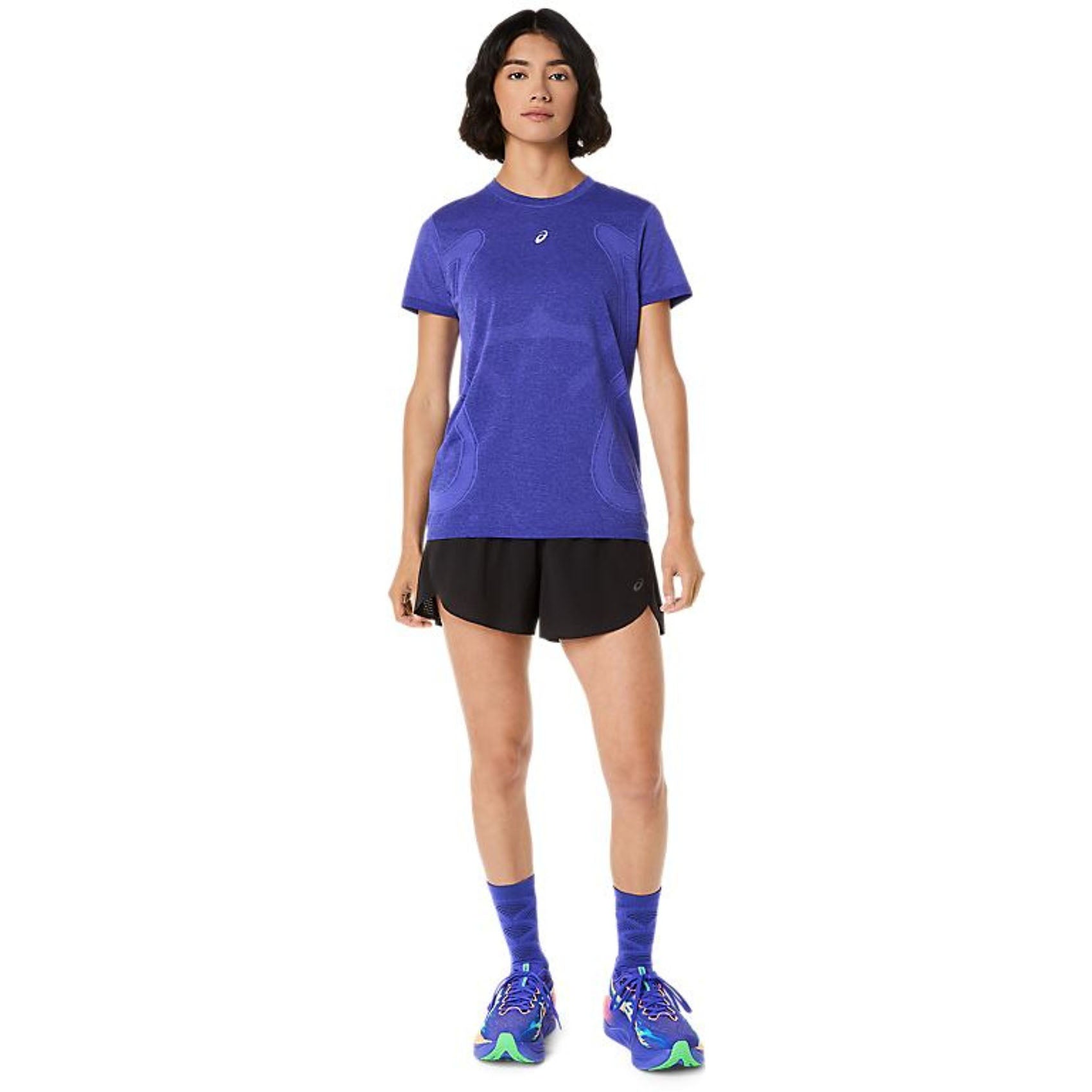Womens ASICS Metarun Split Shorts