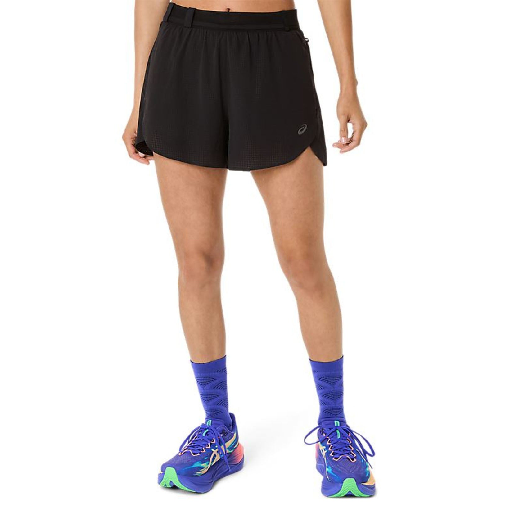 Womens ASICS Metarun Split Shorts