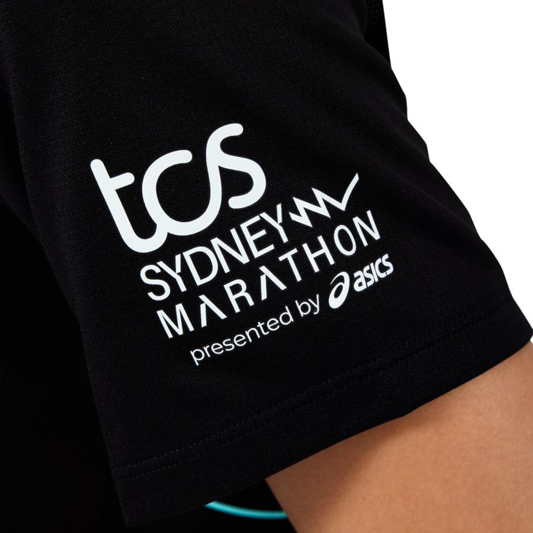 Womens ASICS Silver Short Sleeve Top - Sydney Marathon 2026