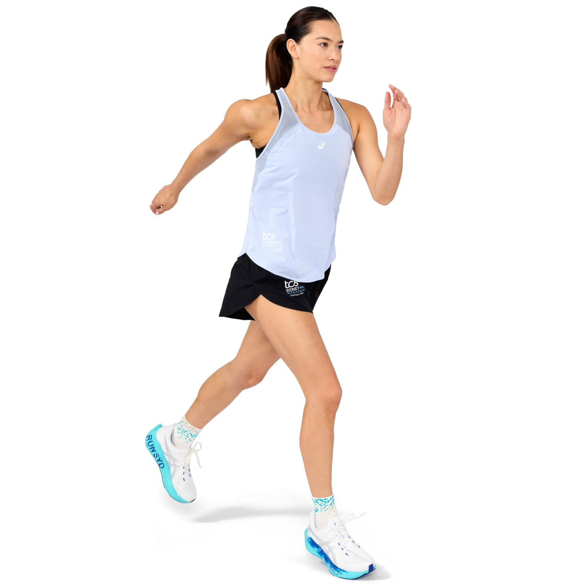 Womens ASICS Sydney Marathon Road Singlet