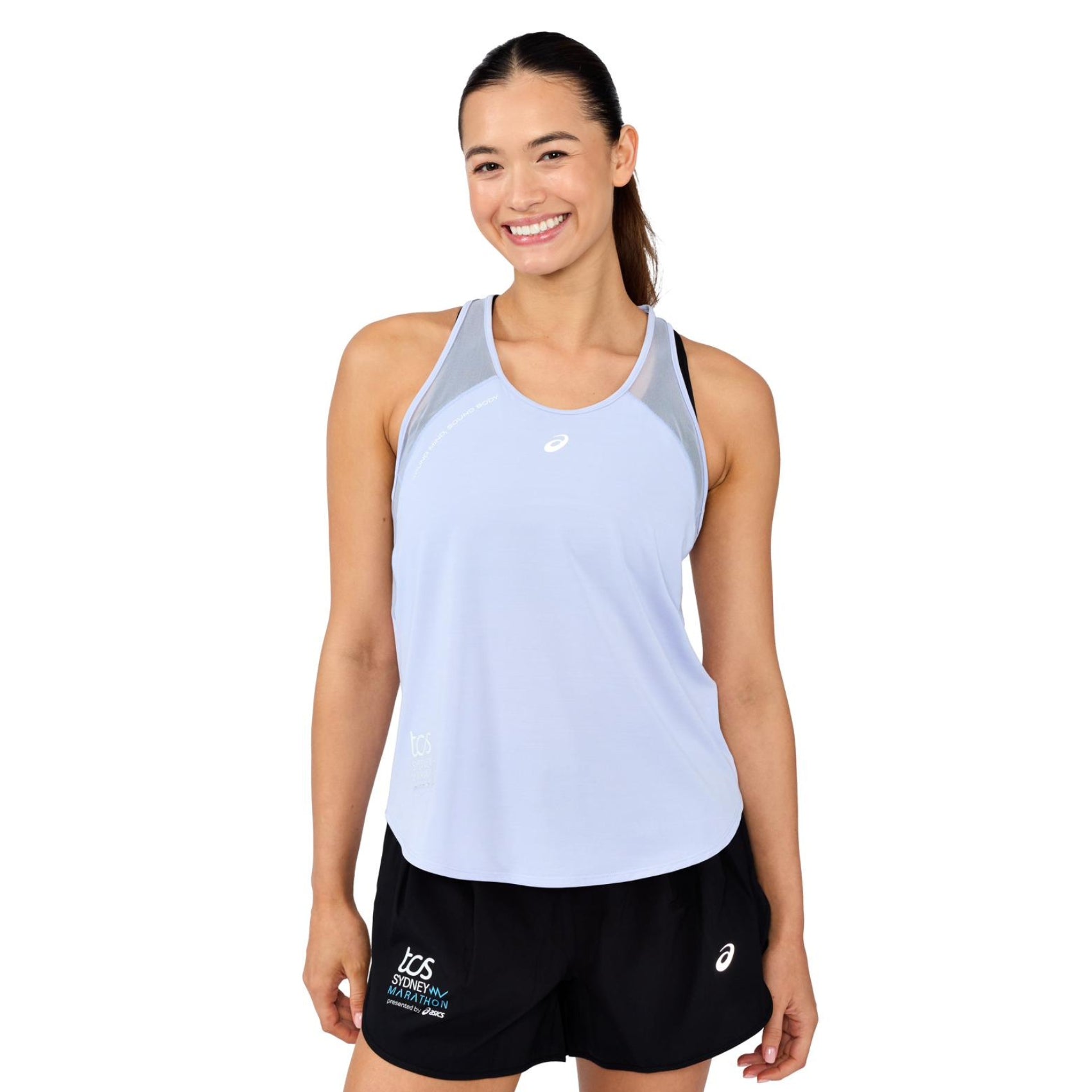 Womens ASICS Sydney Marathon Road Singlet
