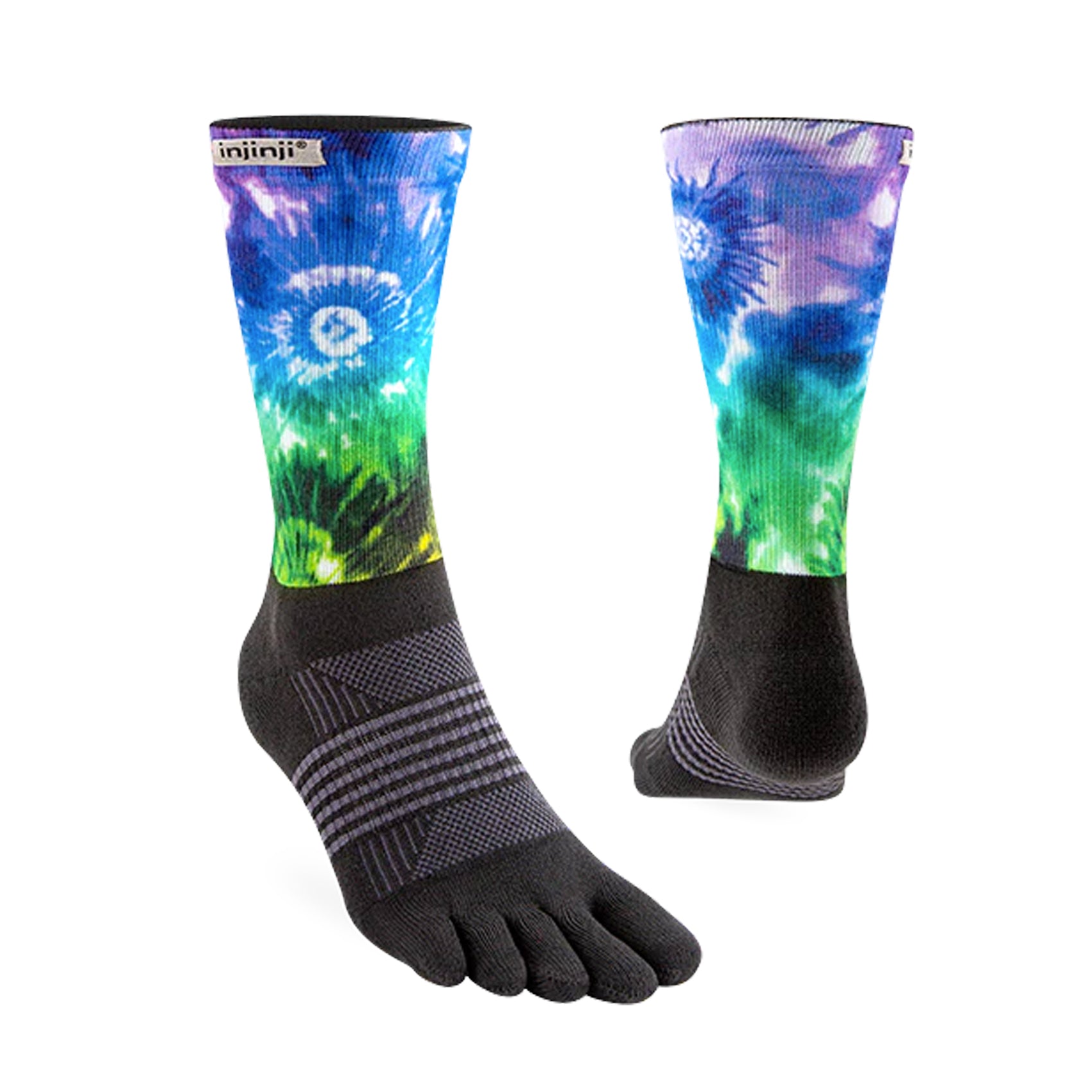 Womens Injinji Trail Midweight Crew Socks - The Courtney Crew