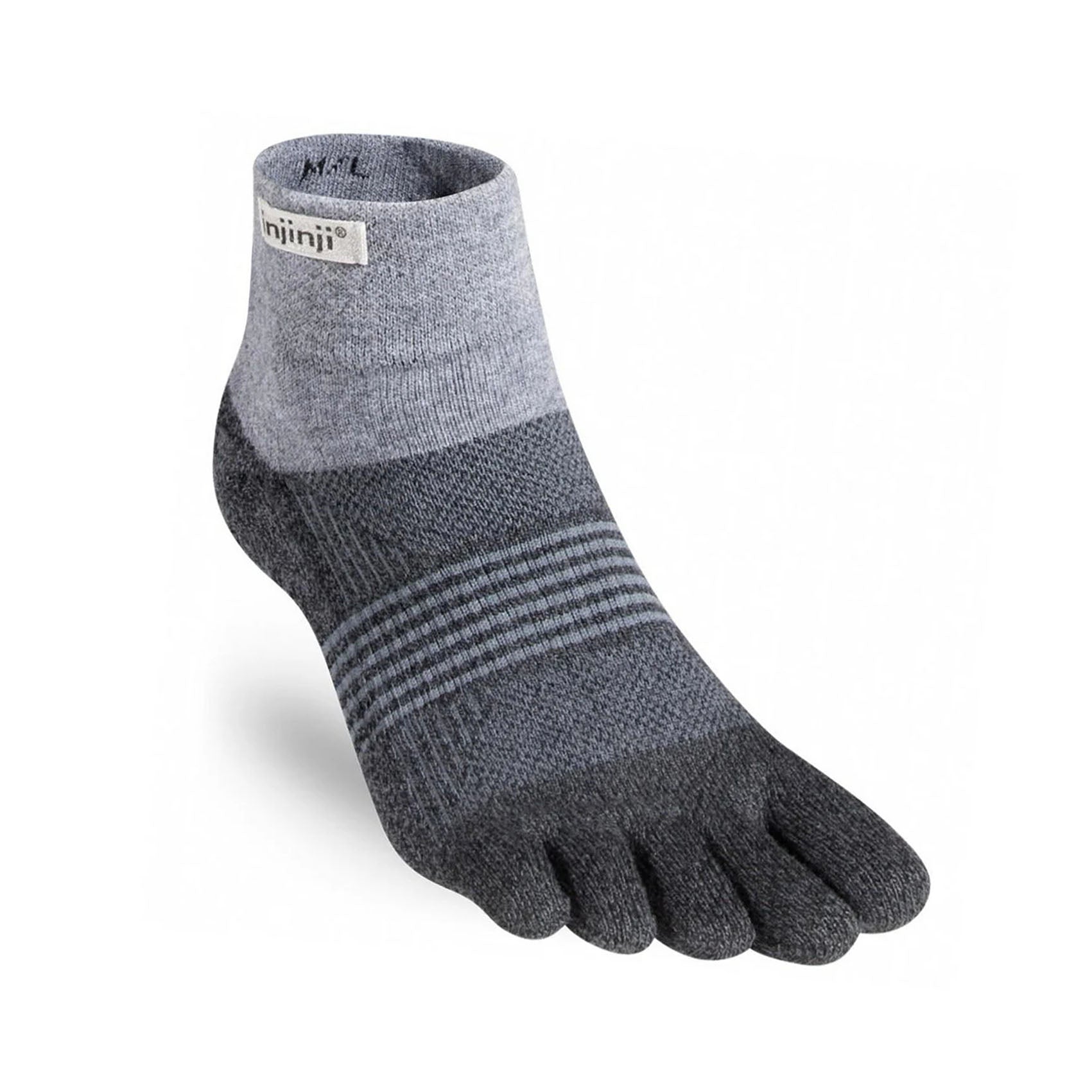 Womens Injinji Trail Midweight Mini-Crew Socks