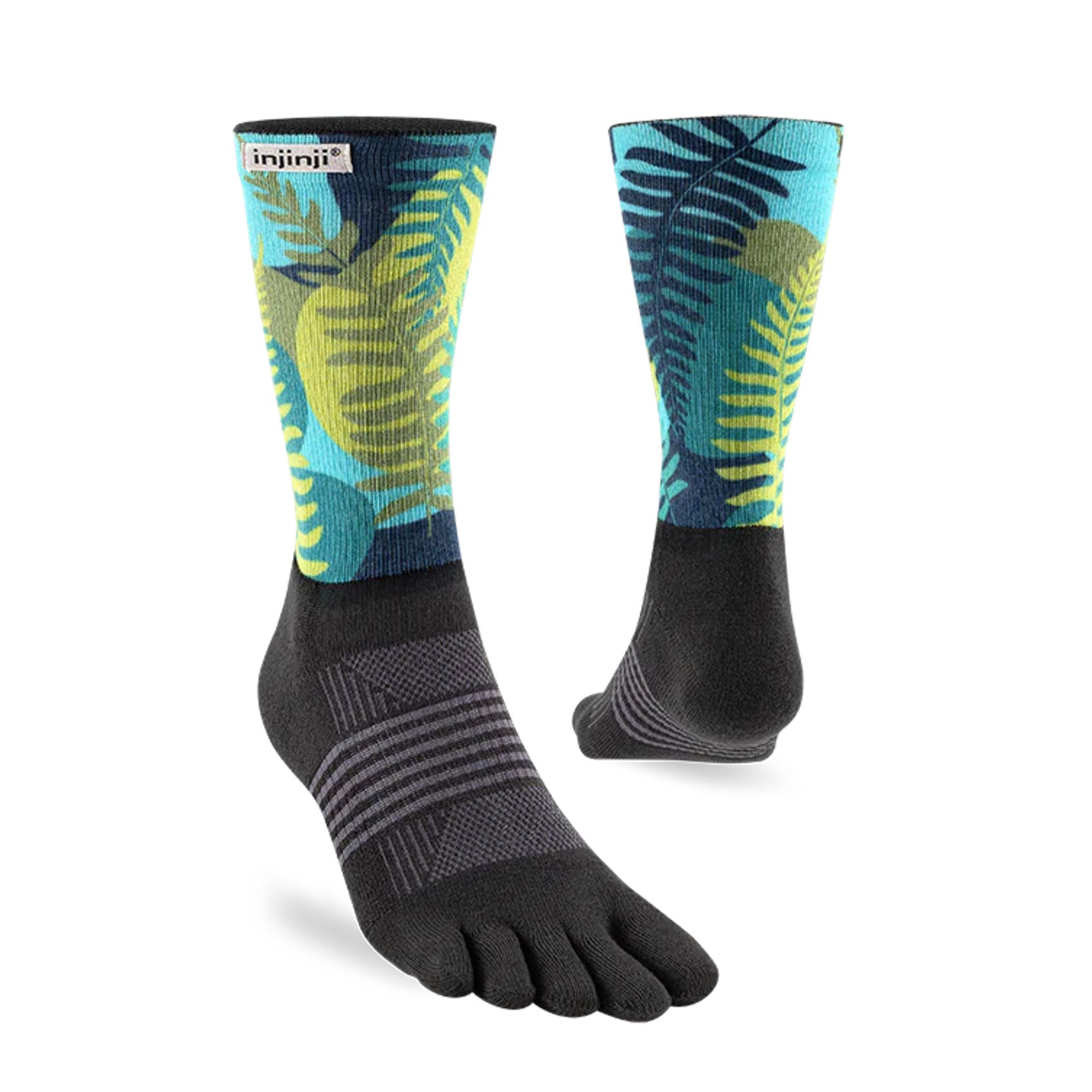 Womens Injinji Trail Spectrum Midweight Crew Socks