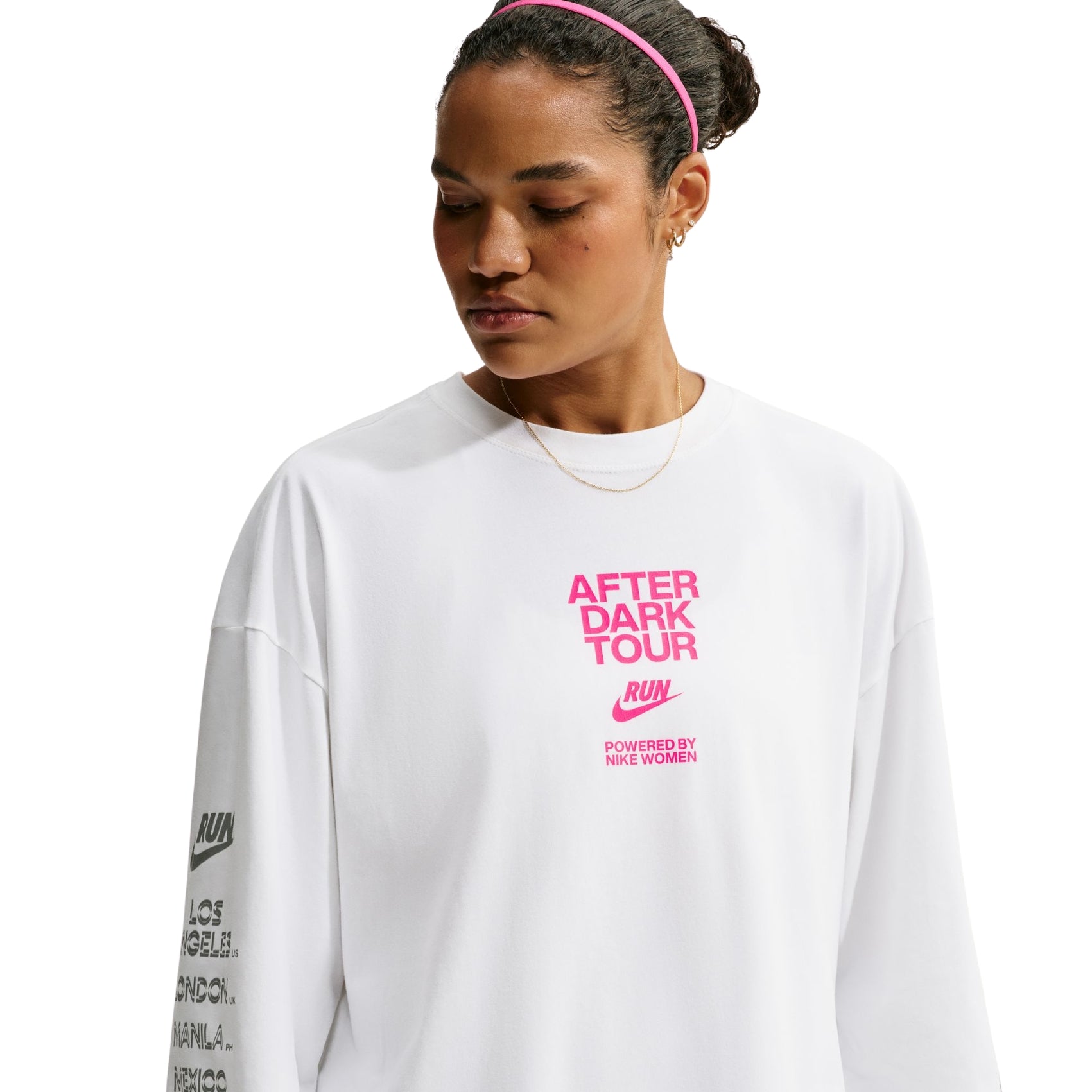 Womens Nike ADT Dri-FIT Oversized Long-Sleeve Running T-Shirt