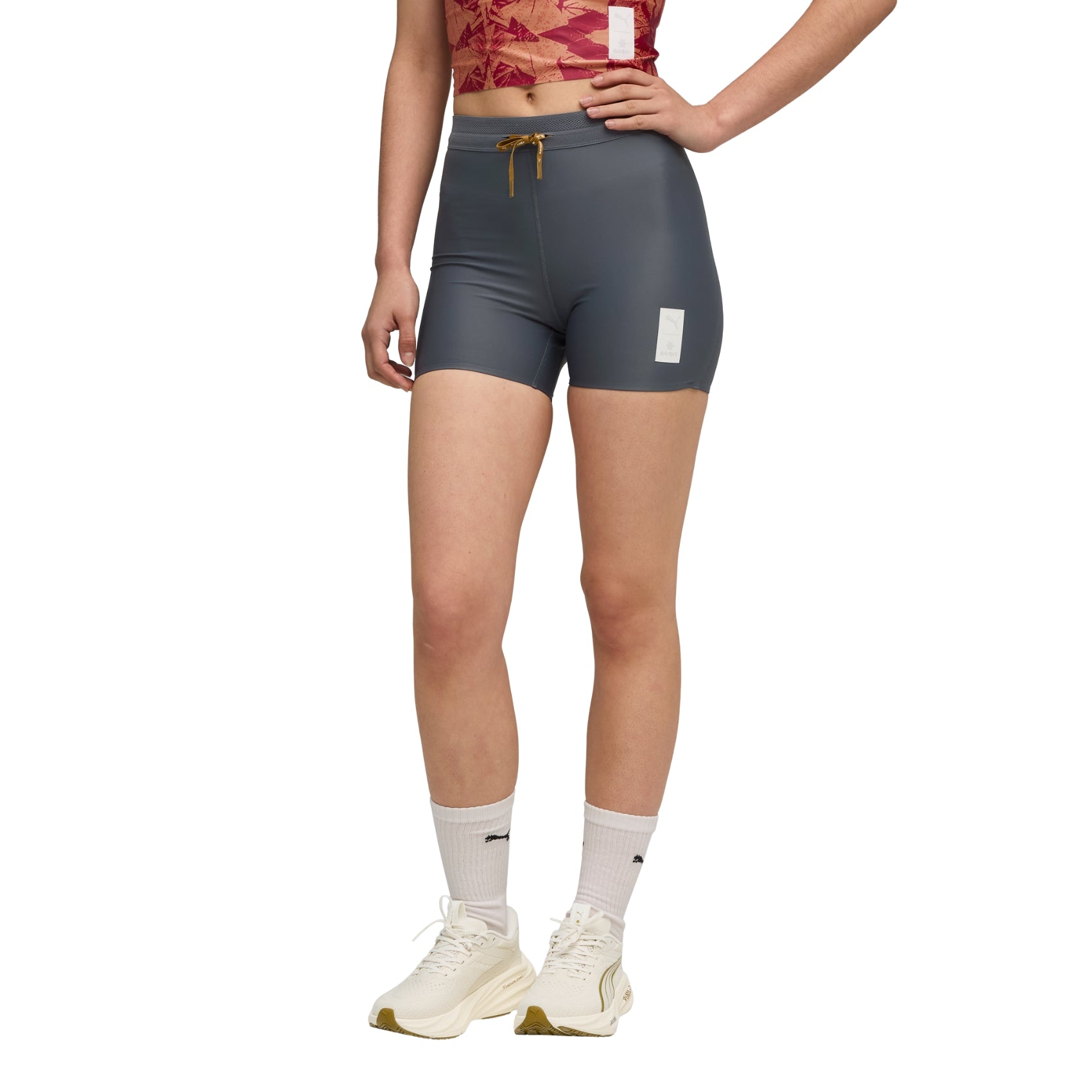 Womens PUMA x Saysky Short Tights 4-Inch