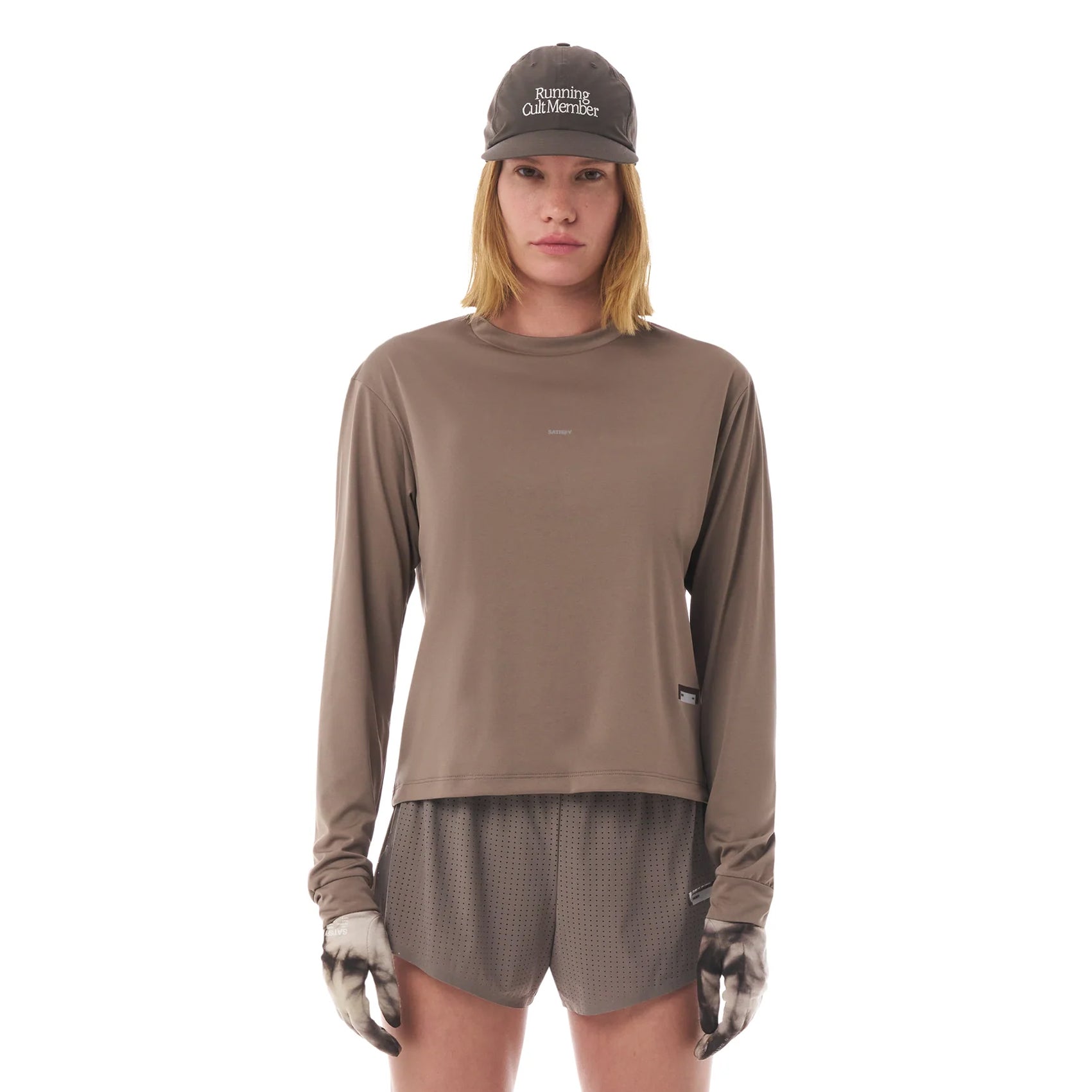 Womens Satisfy Auralite Long Tee