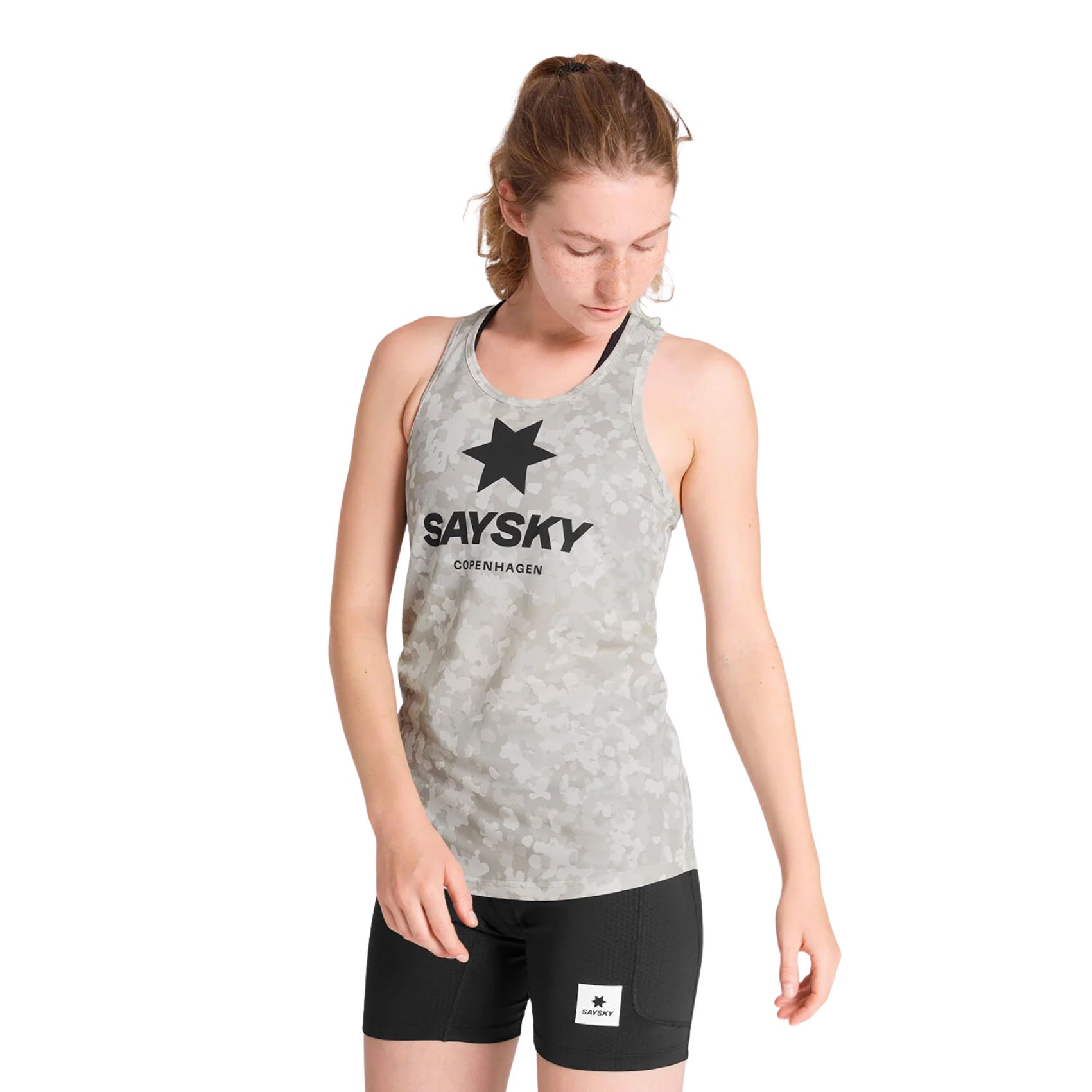 Womens Saysky Camo Combat Singlet