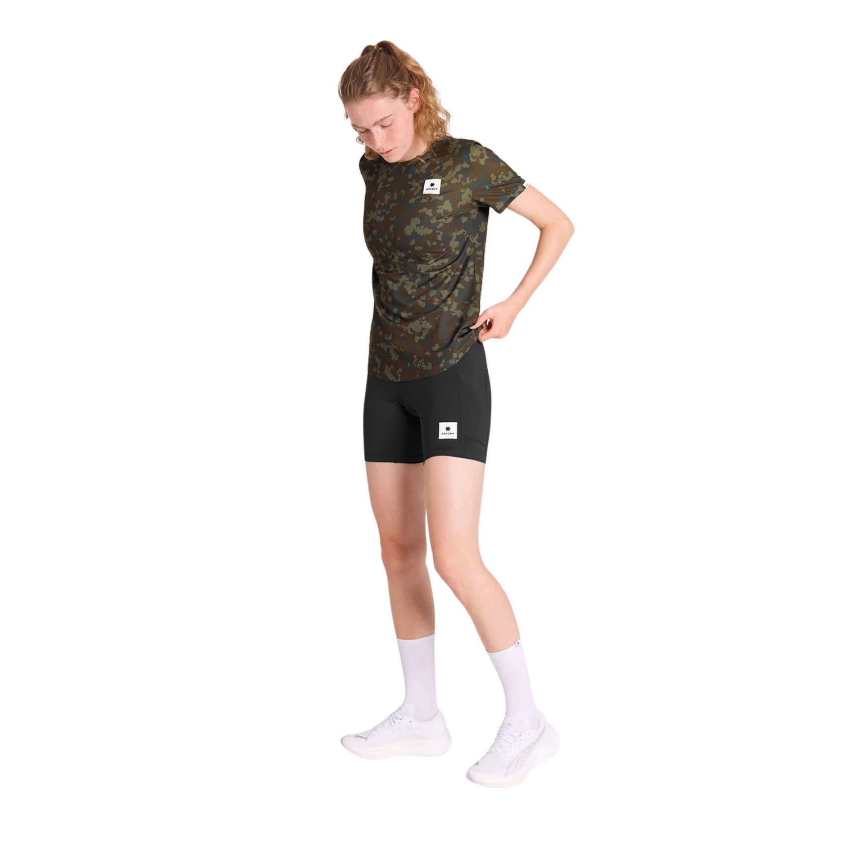 Womens Saysky Camo Combat T-Shirt
