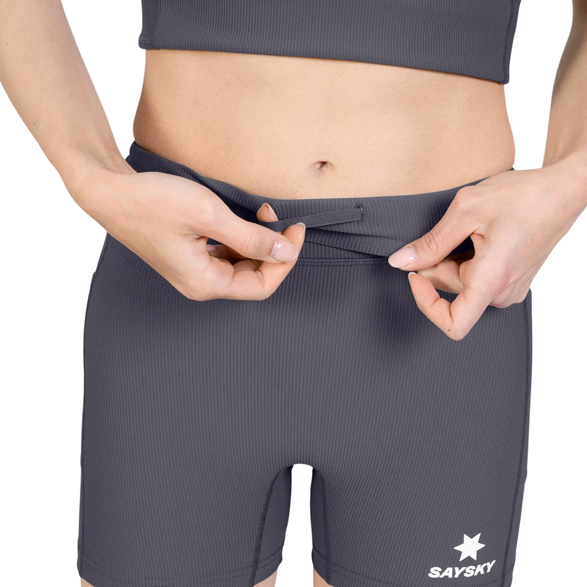 Womens Saysky Combat+ Rib Short Tights 4 Inch