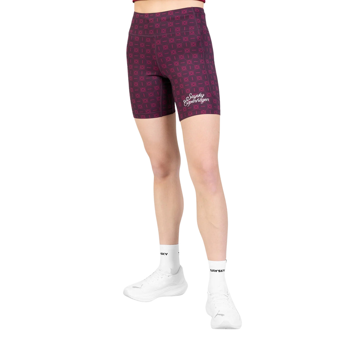 Womens Saysky Couture Combat+ Short Tights 7 Inch