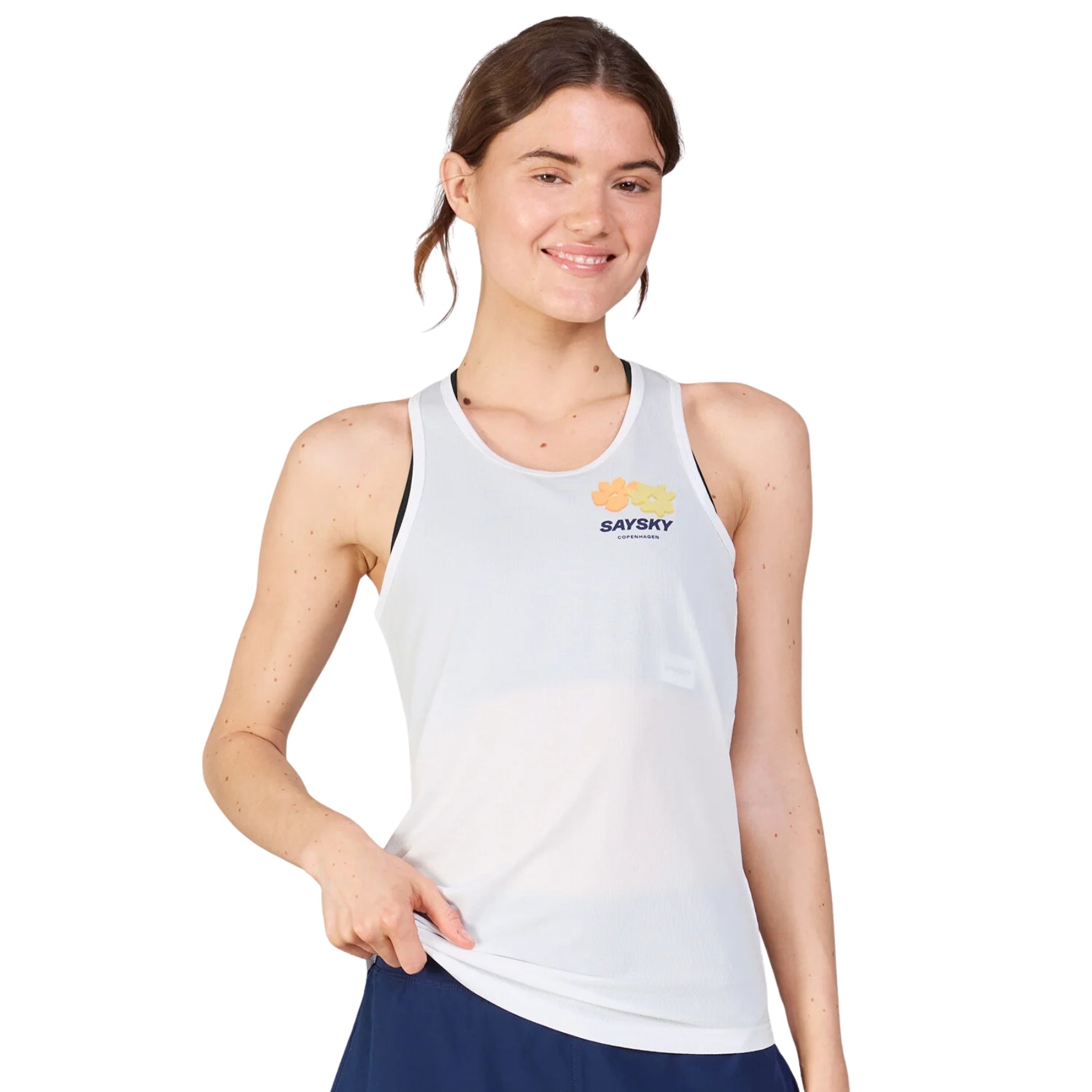 Womens Saysky Flower Combat Singlet