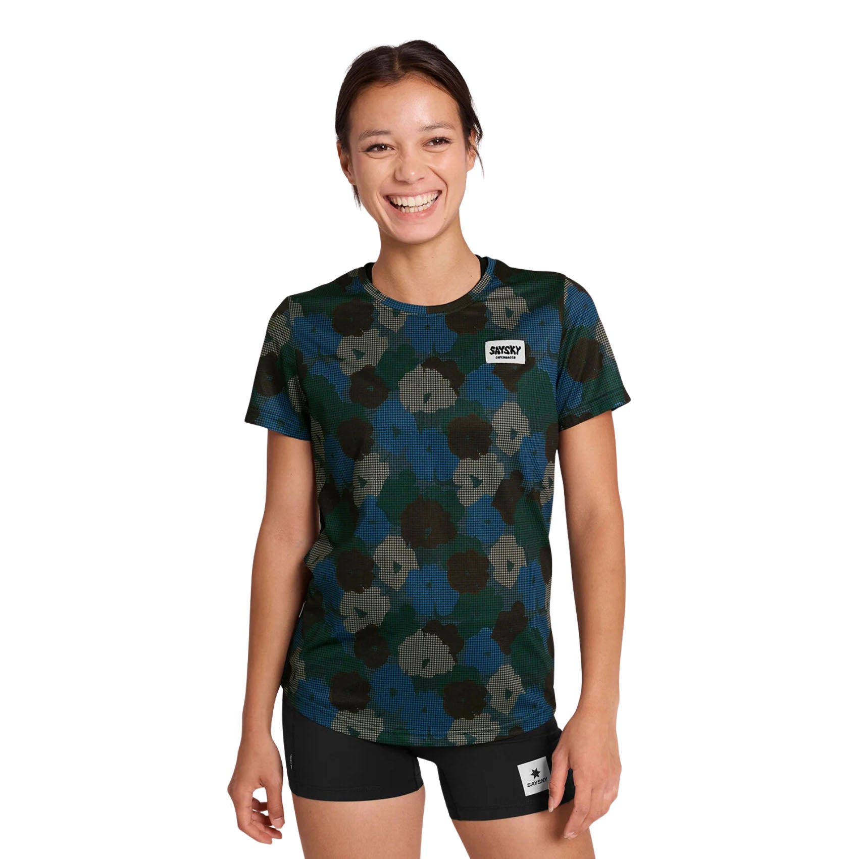 Womens Saysky Flower Combat T-Shirt