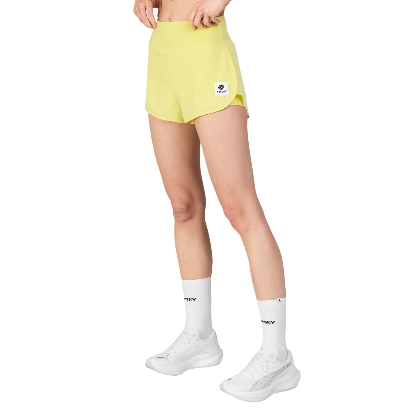 Womens Saysky Flower Pace Shorts 3 Inch