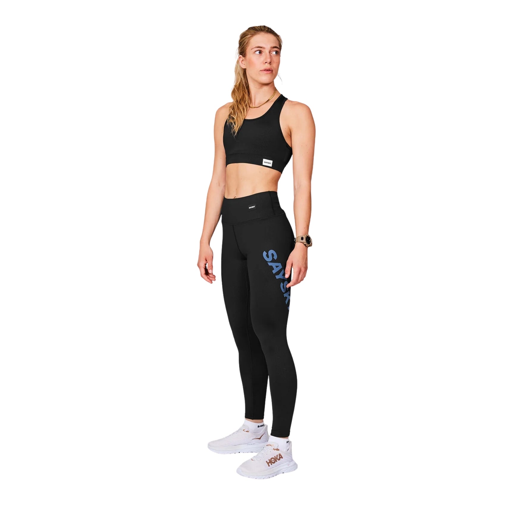 Womens Saysky Logo Pace+ Long Tights