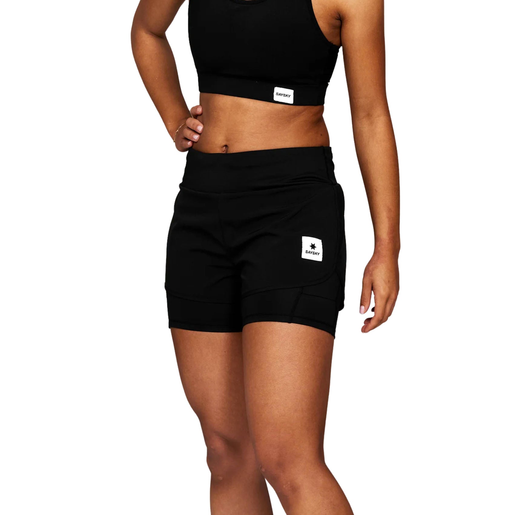 Womens Saysky Pace 2 in 1 Shorts 3-inch