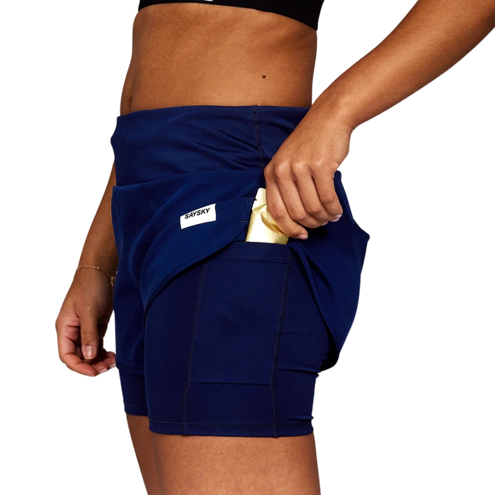 Womens Saysky Pace 2 in 1 Shorts 3-inch