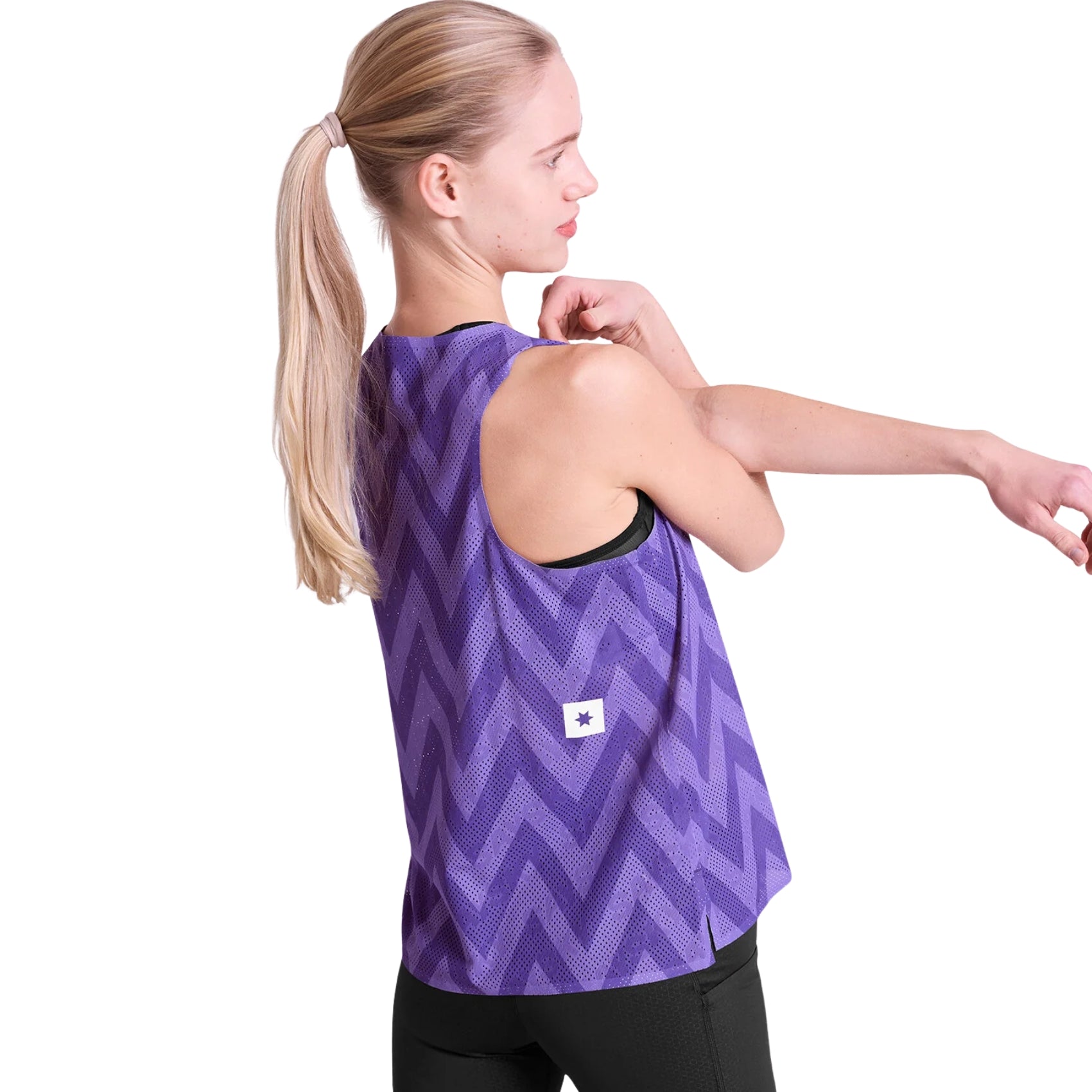 Womens Saysky Zig Zag Air Flow Singlet