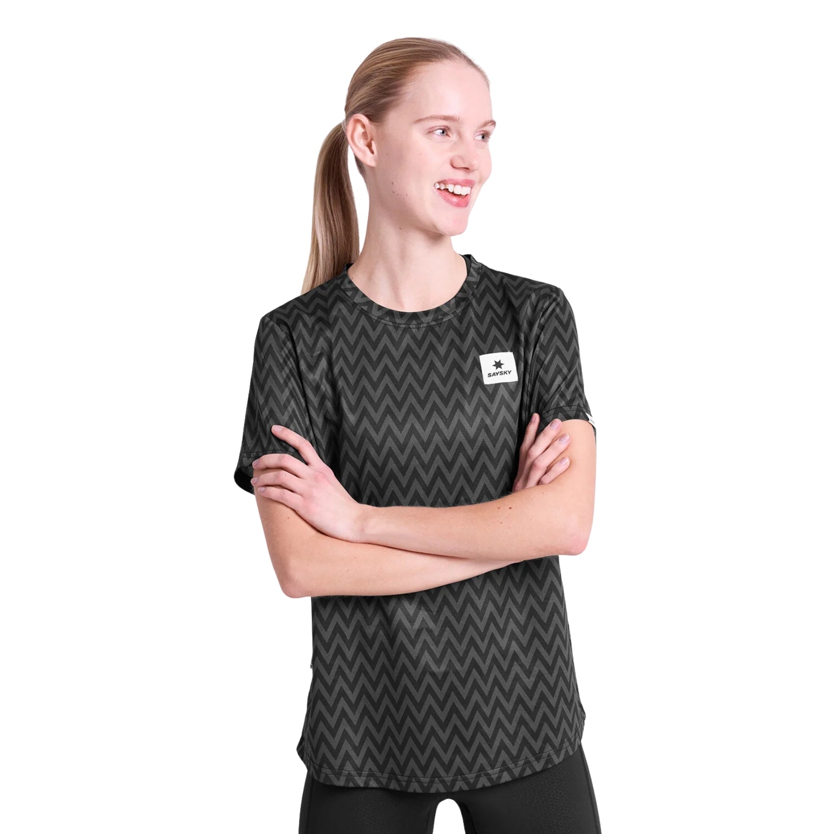 Womens Saysky Zig Zag Combat T-Shirt