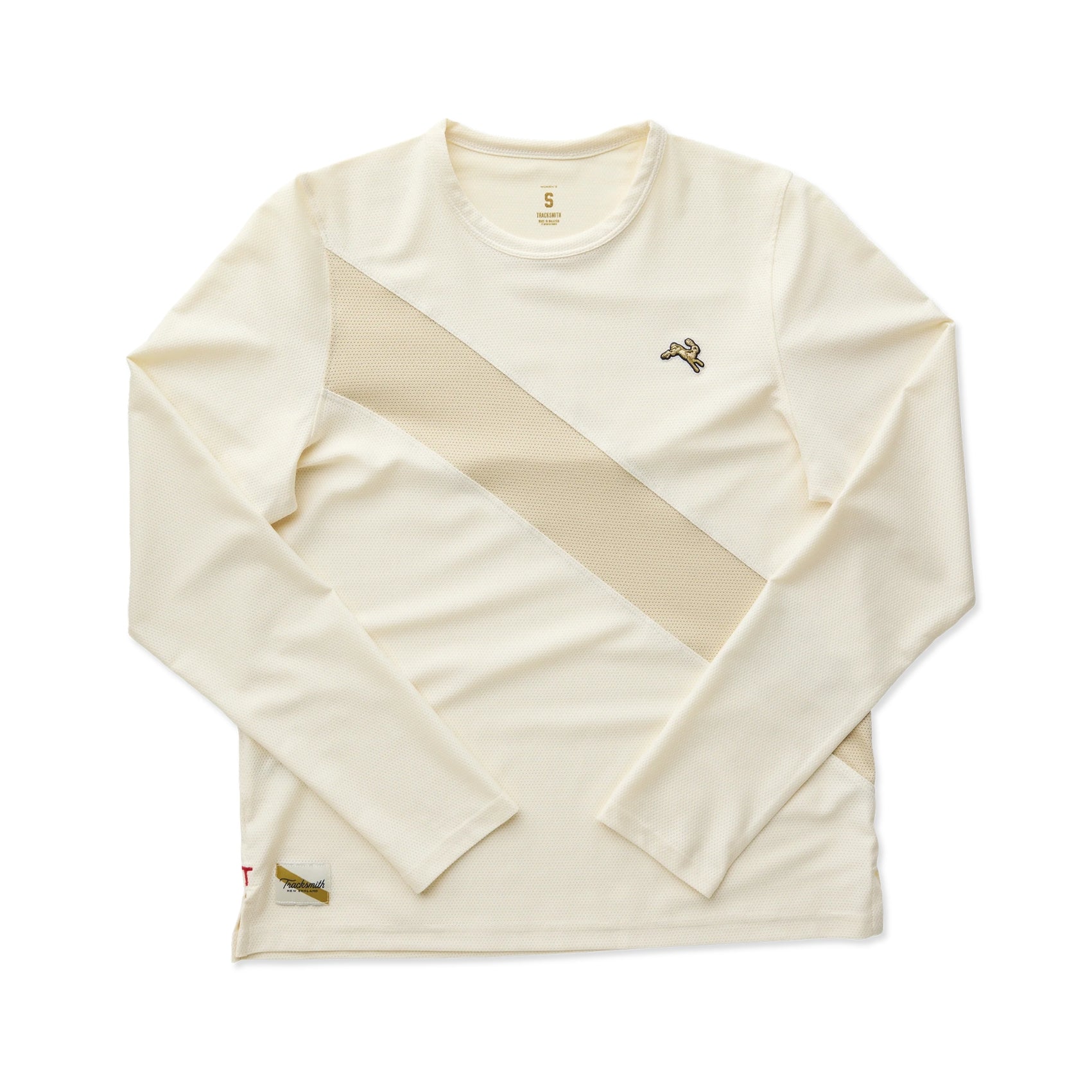 Womens Tracksmith Van Cortlandt Long Sleeve Running T-shirt