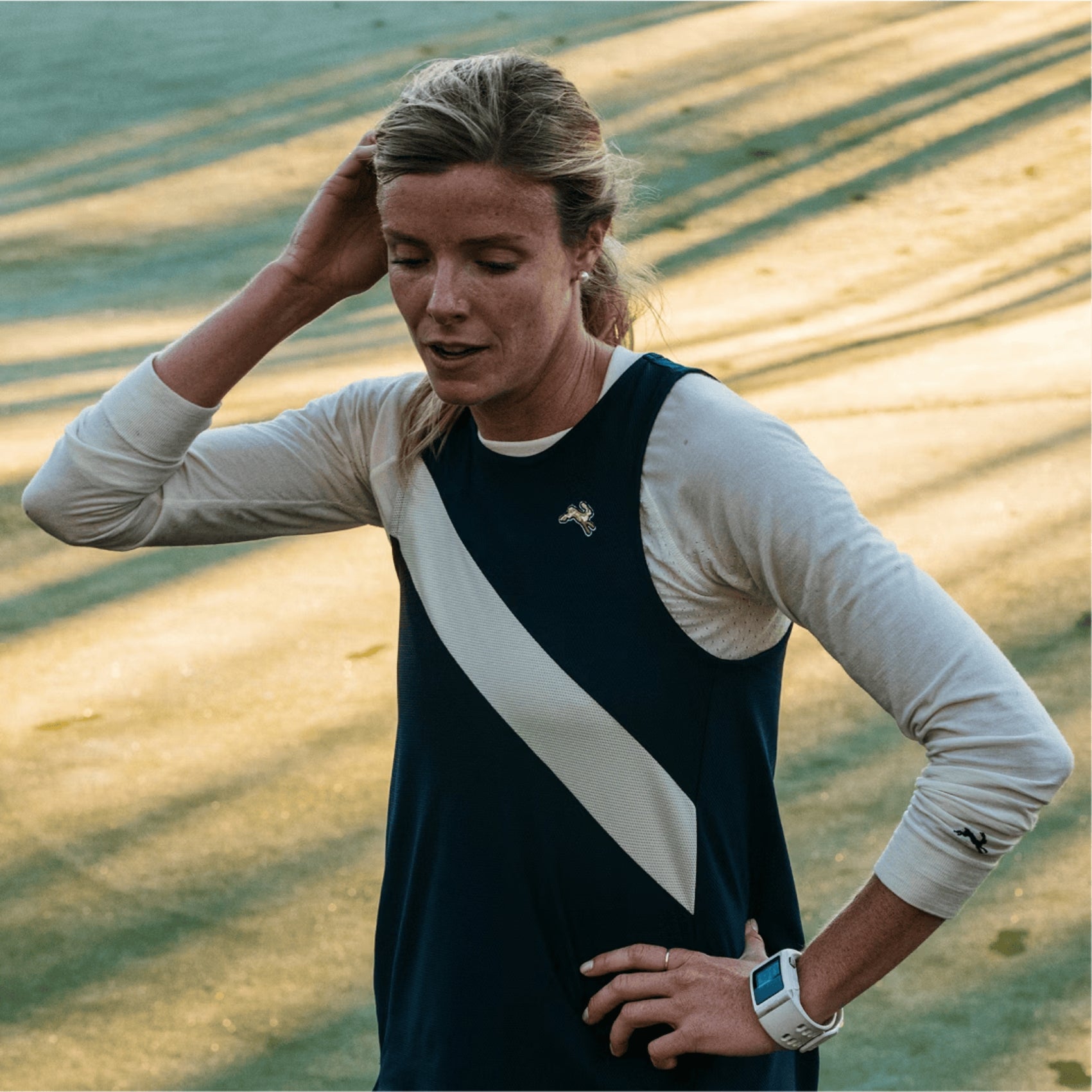 Womens Tracksmith Van Cortlandt Running Singlet