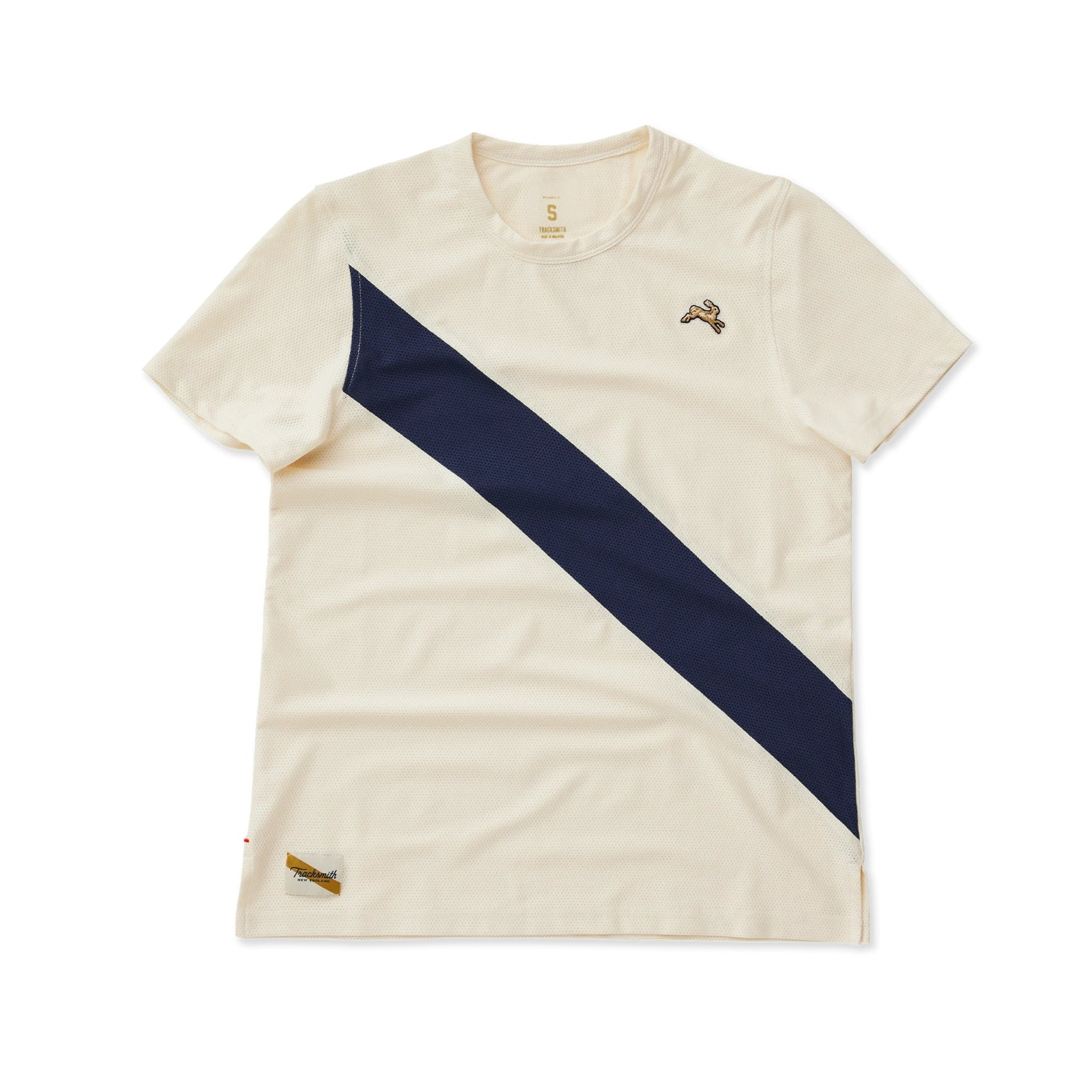 Womens Tracksmith Van Cortlandt Short Sleeve Running T-Shirt