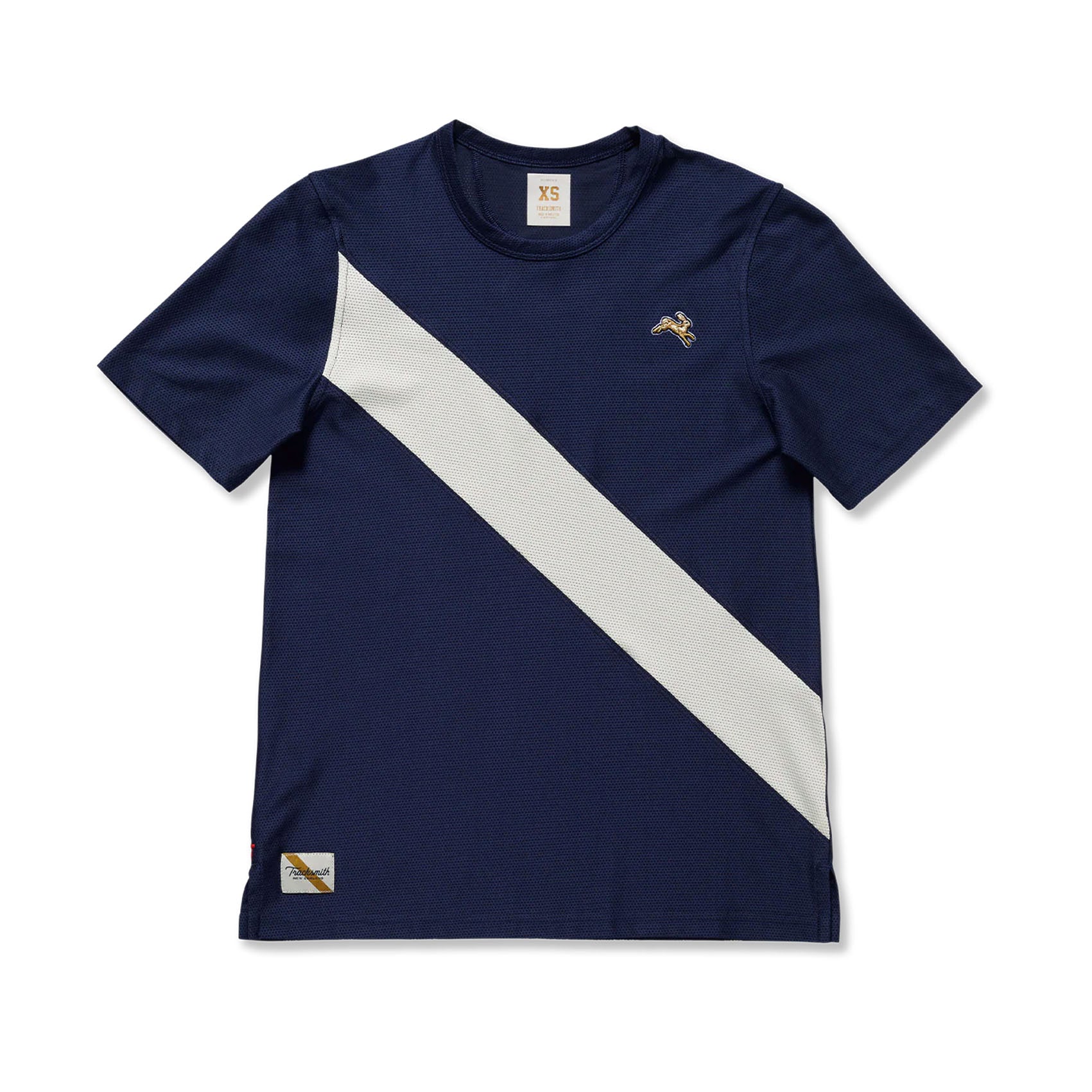 Womens Tracksmith Van Cortlandt Short Sleeve Running T-shirt