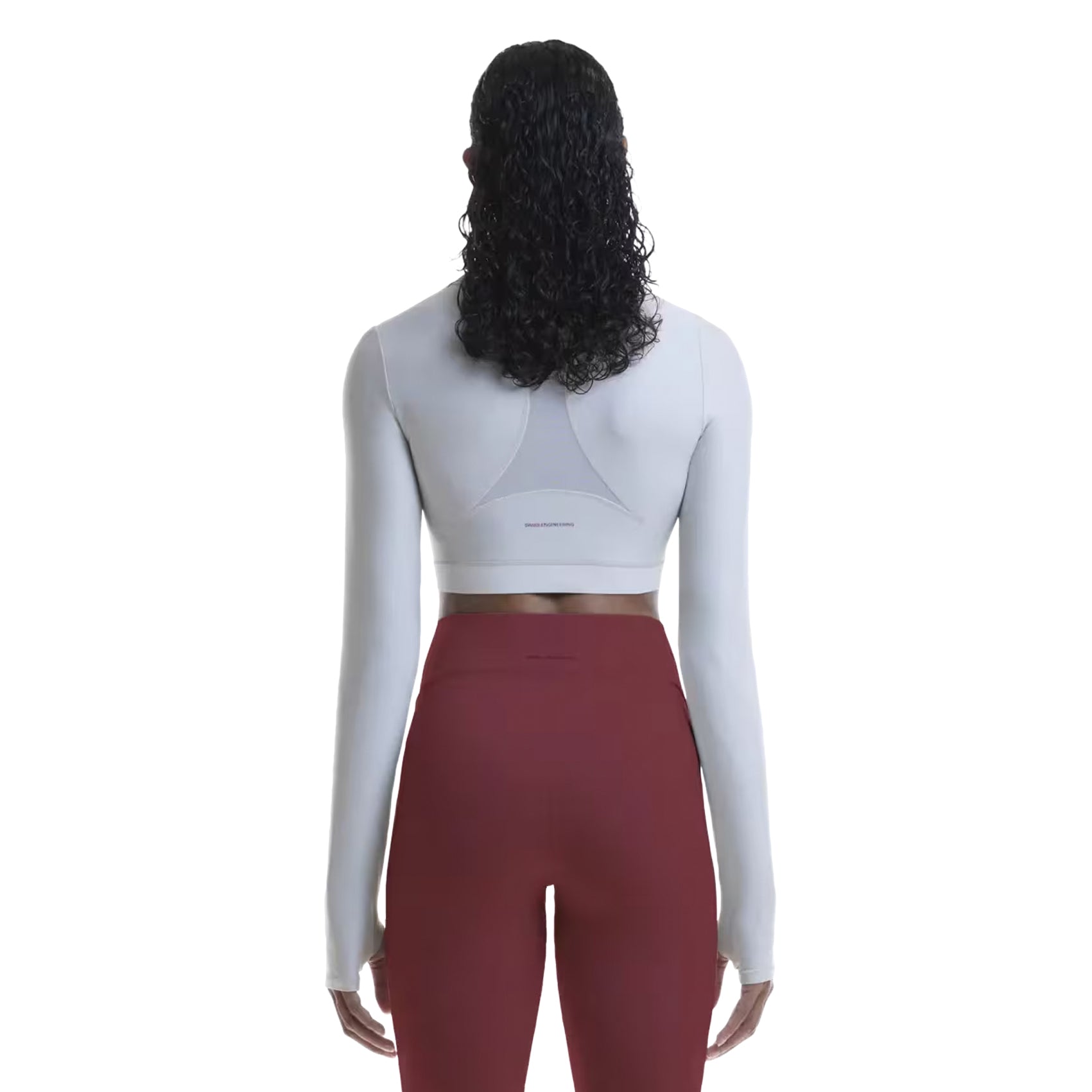 Womens On Running Train Long Sleeve Crop