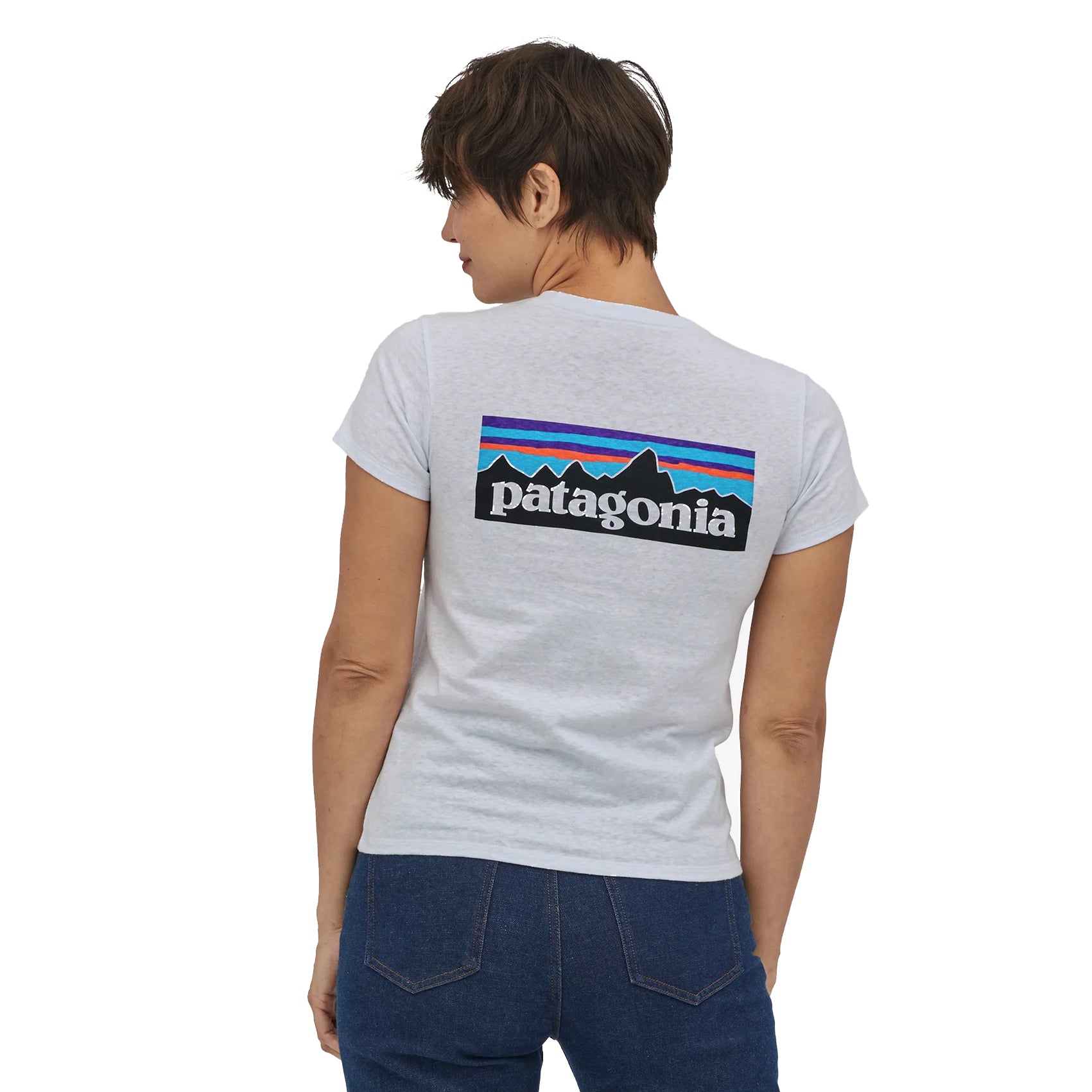 Womens Patagonia P-6 Logo Responsibili-Tee